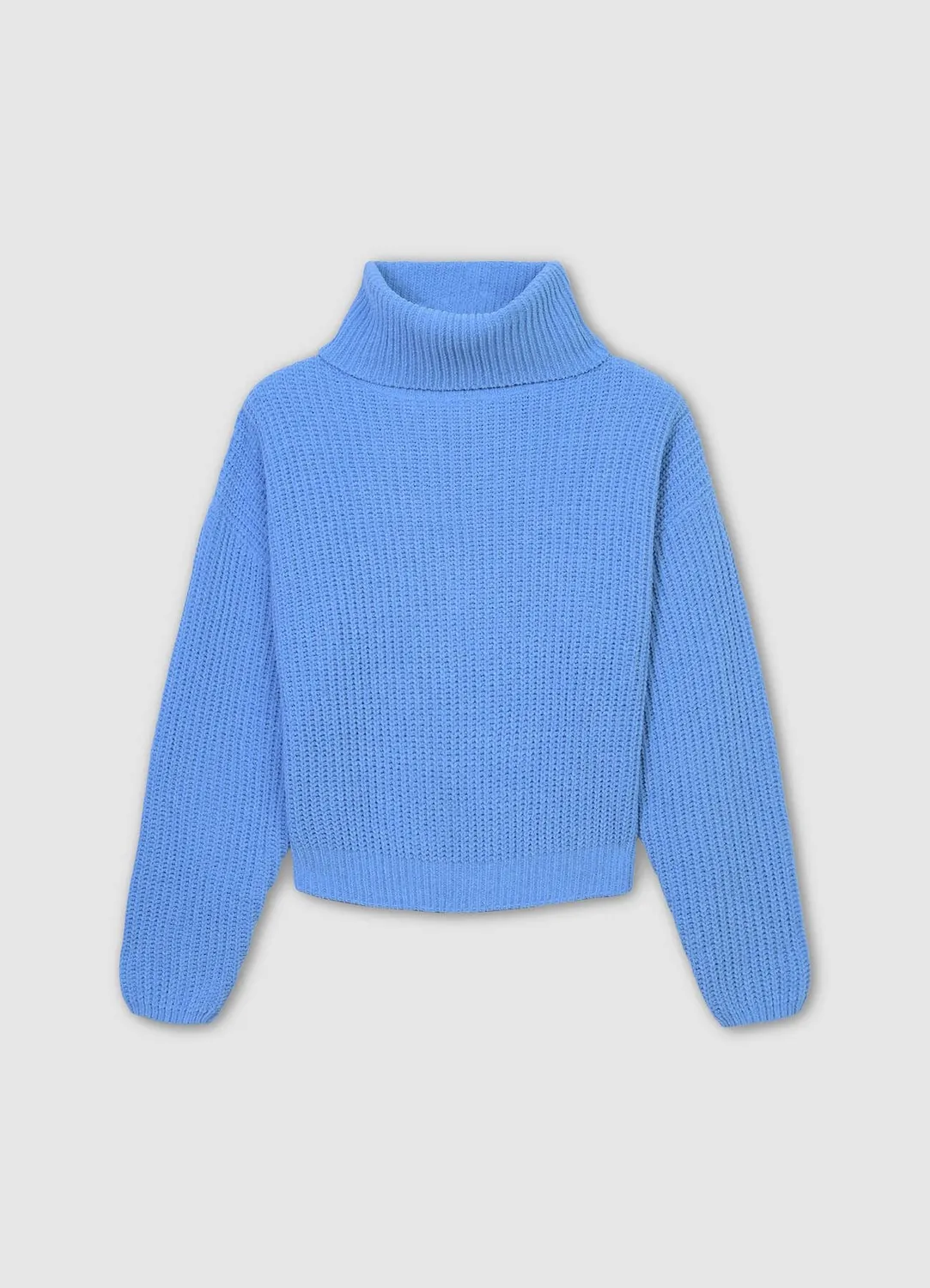 Calliope pull col roulé uni femme maille unie