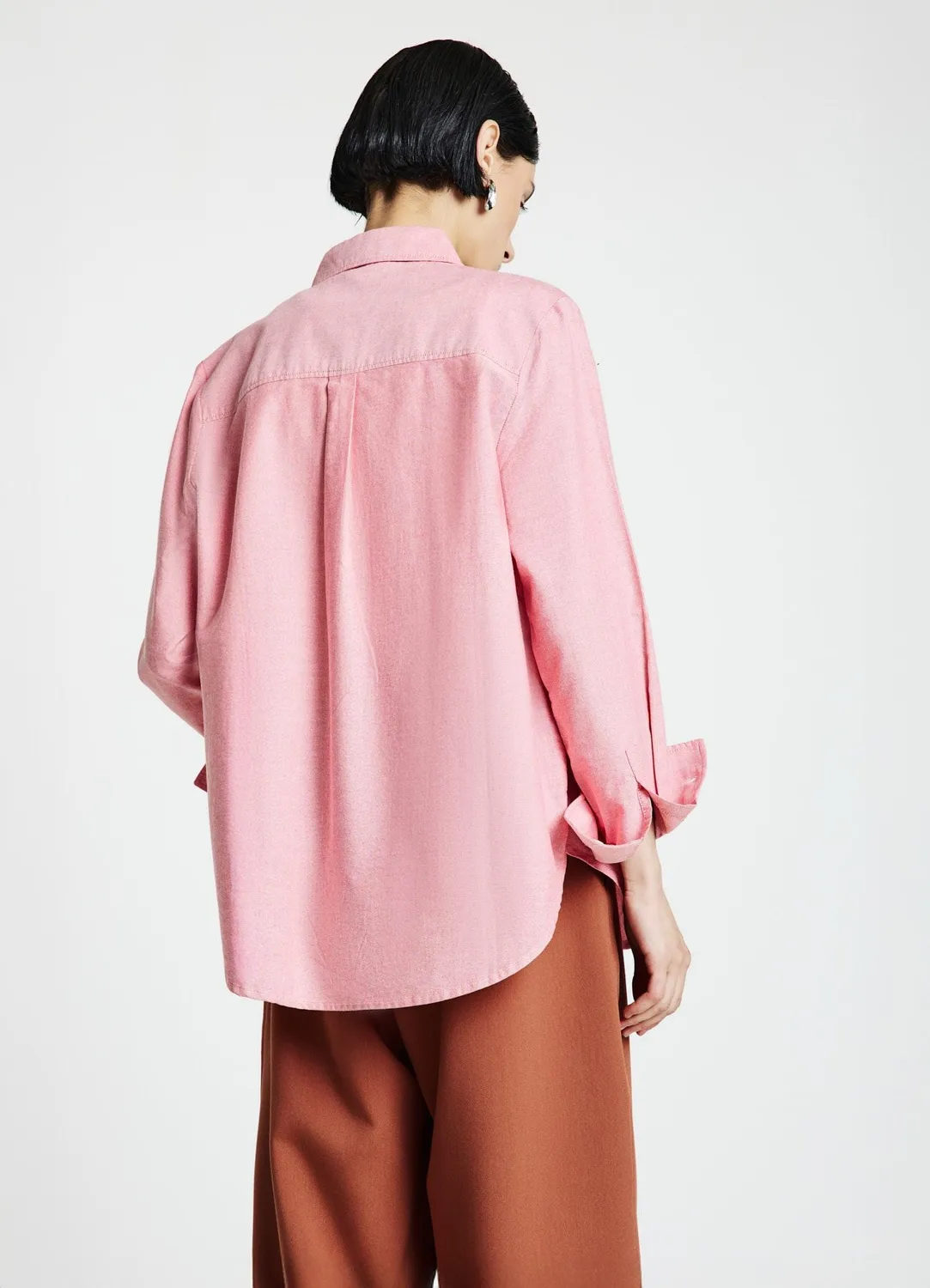 Calliope classique chemise femme coton oxford unie