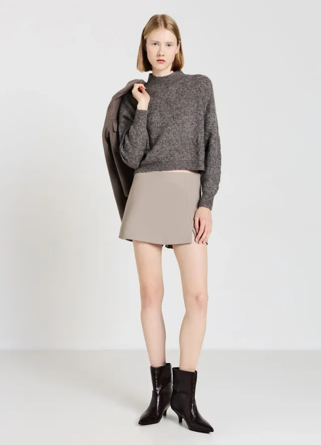 Calliope pull torsades col montant femme