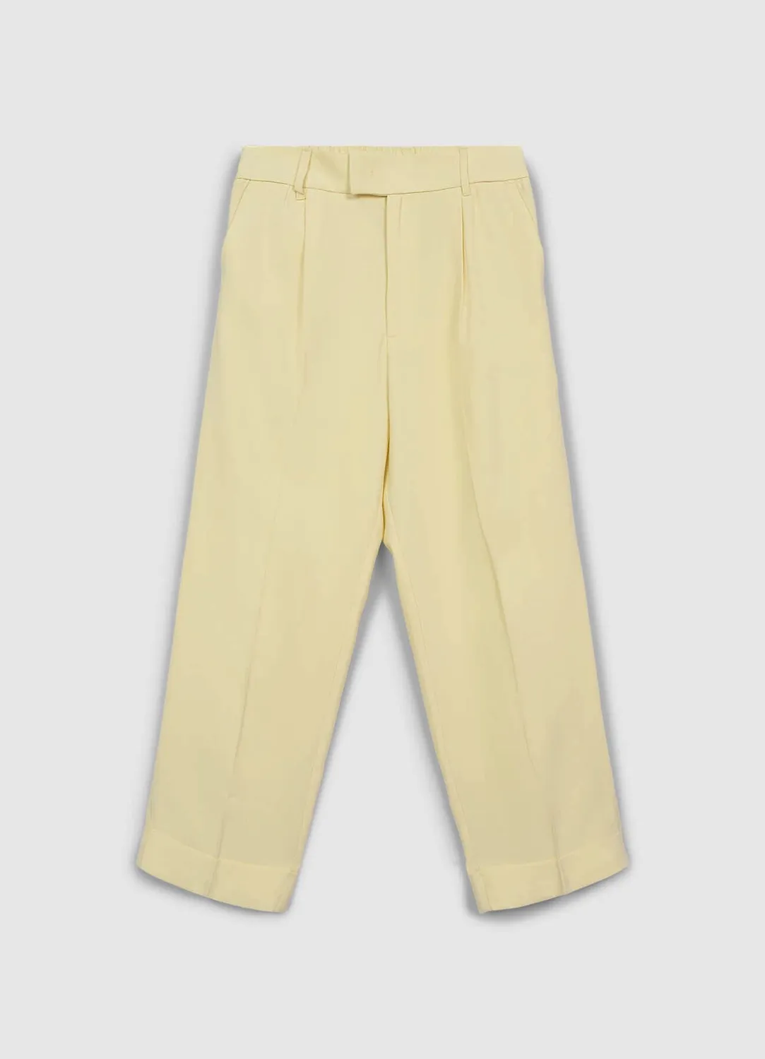 Calliope Pantalon classique femme revers regular