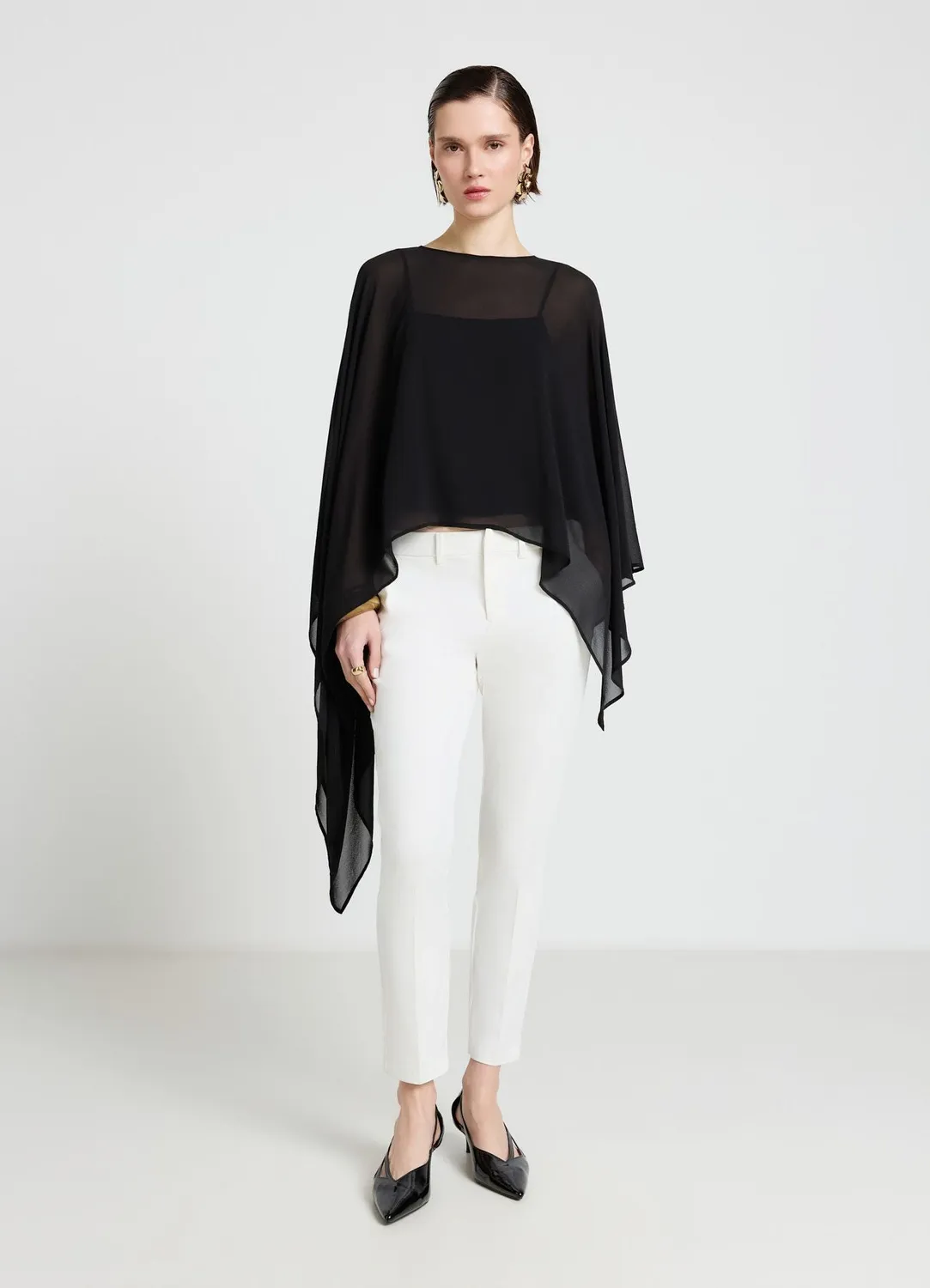 Calliope chemise kimono ample unie col rond femme