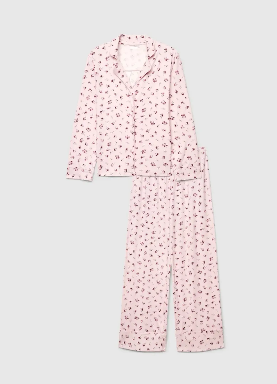 Calliope pyjama long chemise pantalon imprimé femme