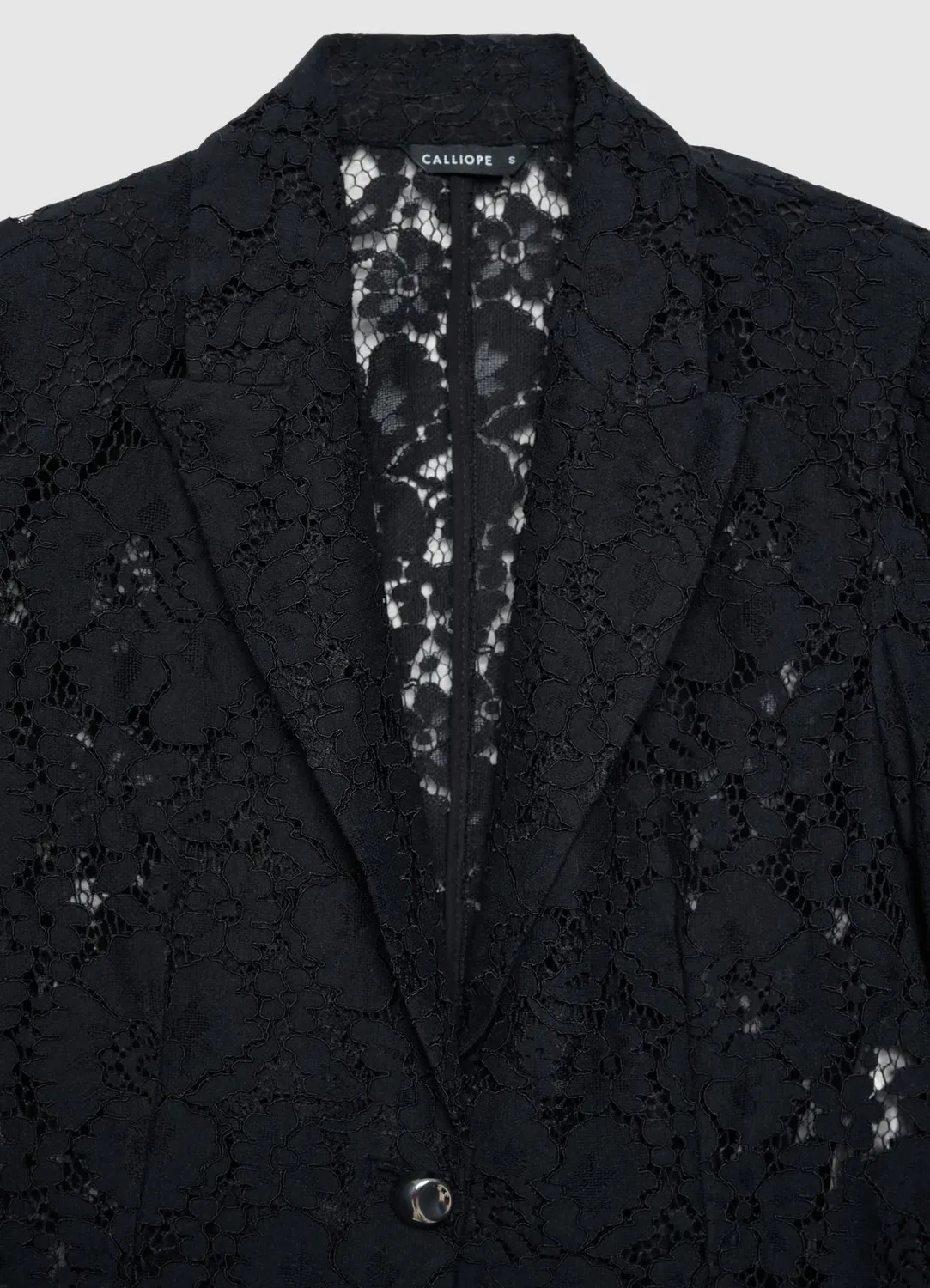 Calliope veste courte dentelle fleurie femme