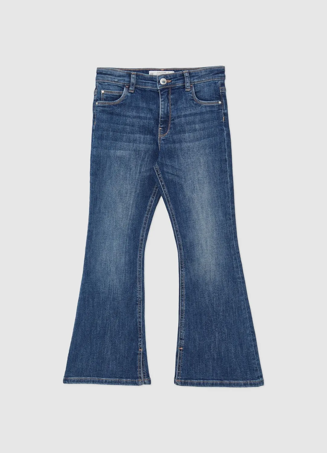 Calliope Jeans à zampa jean fille 4-5 ans délavé