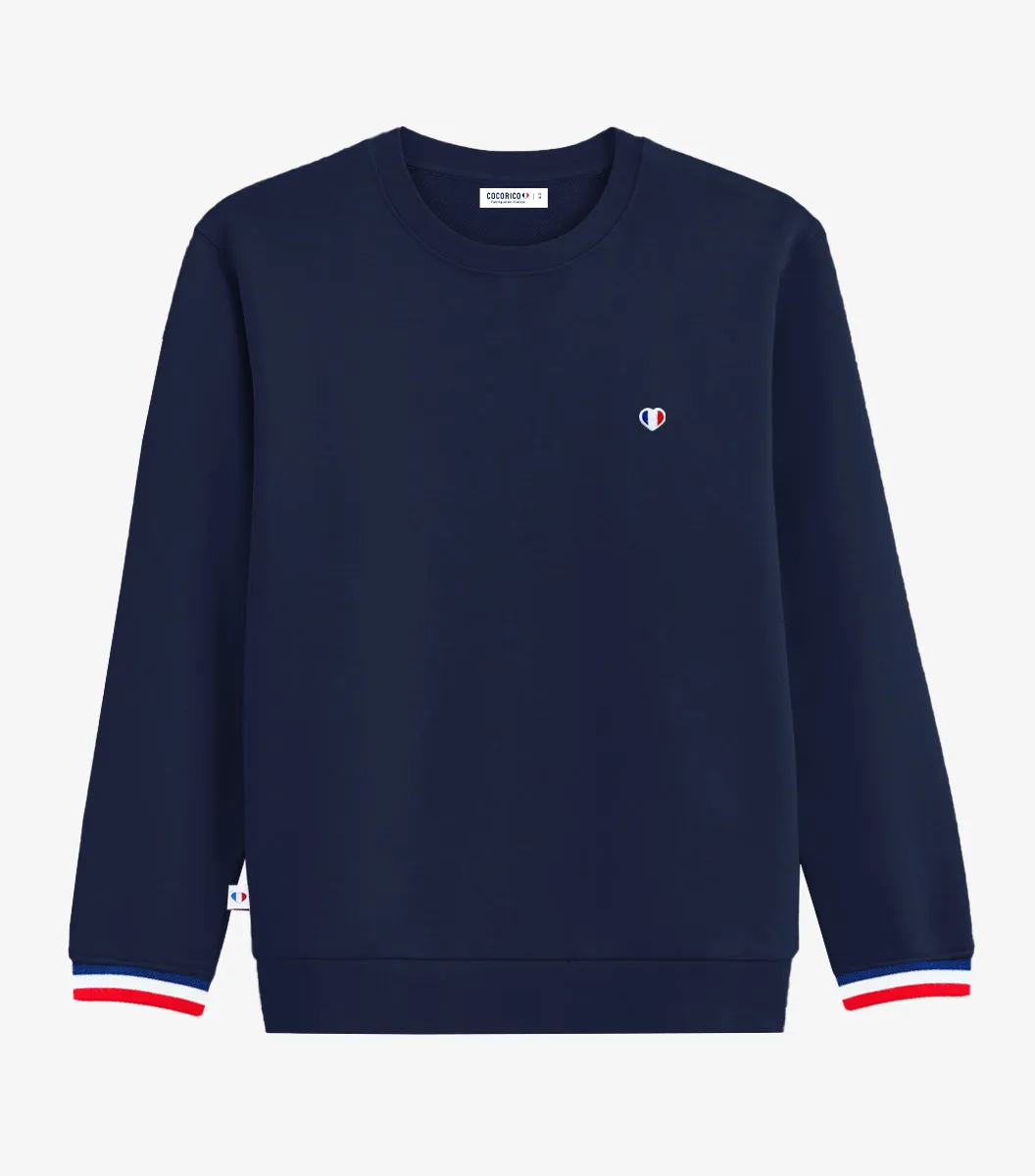 Cocorico Iconique Sweat Femme Marine coton