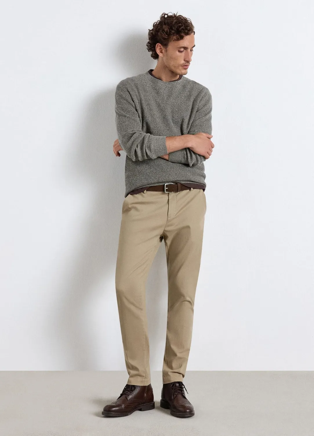 Calliope Pantalon chino slim homme