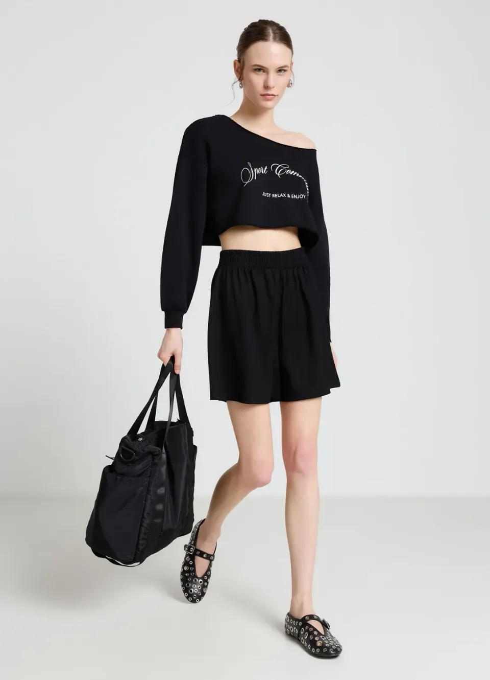 Calliope short sport femme uni taille élastique