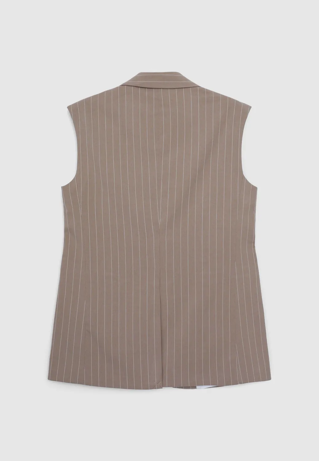 Calliope gilet tailleur femme rayé 2 boutons