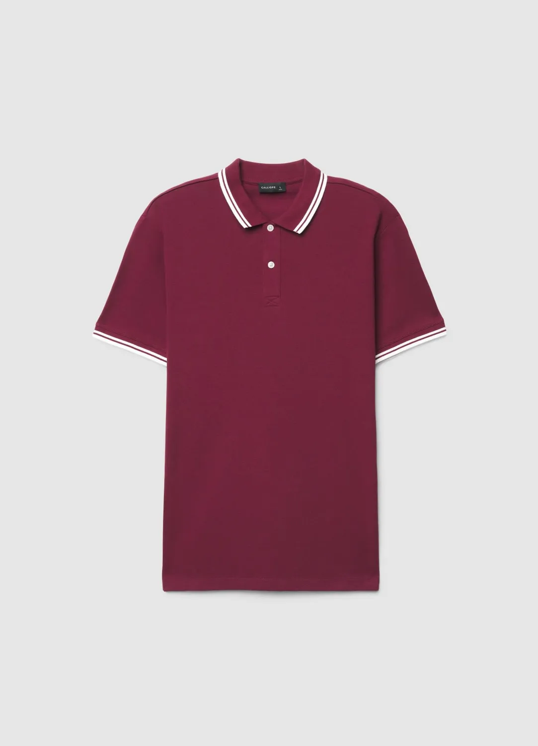 Calliope Polo homme manches courtes rayures