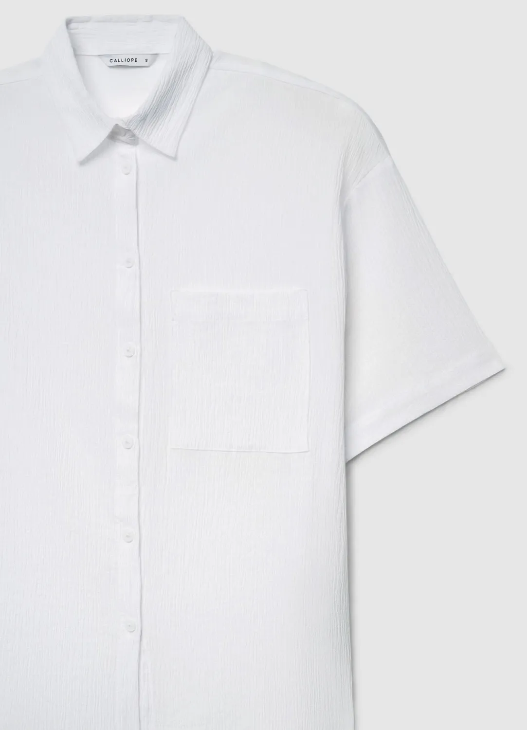 Calliope chemise femme effet froissé à poche