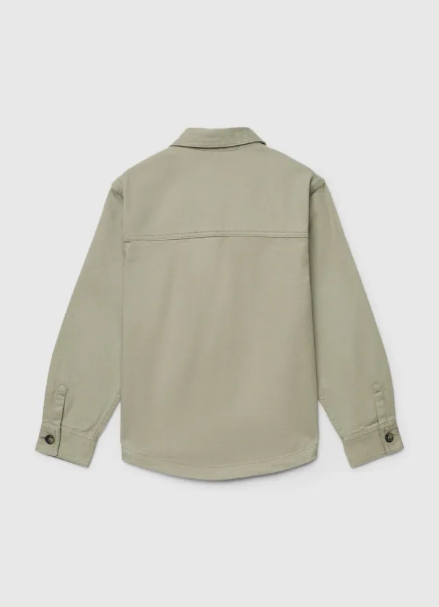 Calliope shacket enfant garçon boutons poches unie