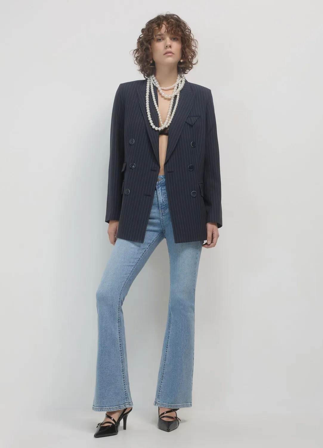Calliope Jeans Flare jean femme coupe regular