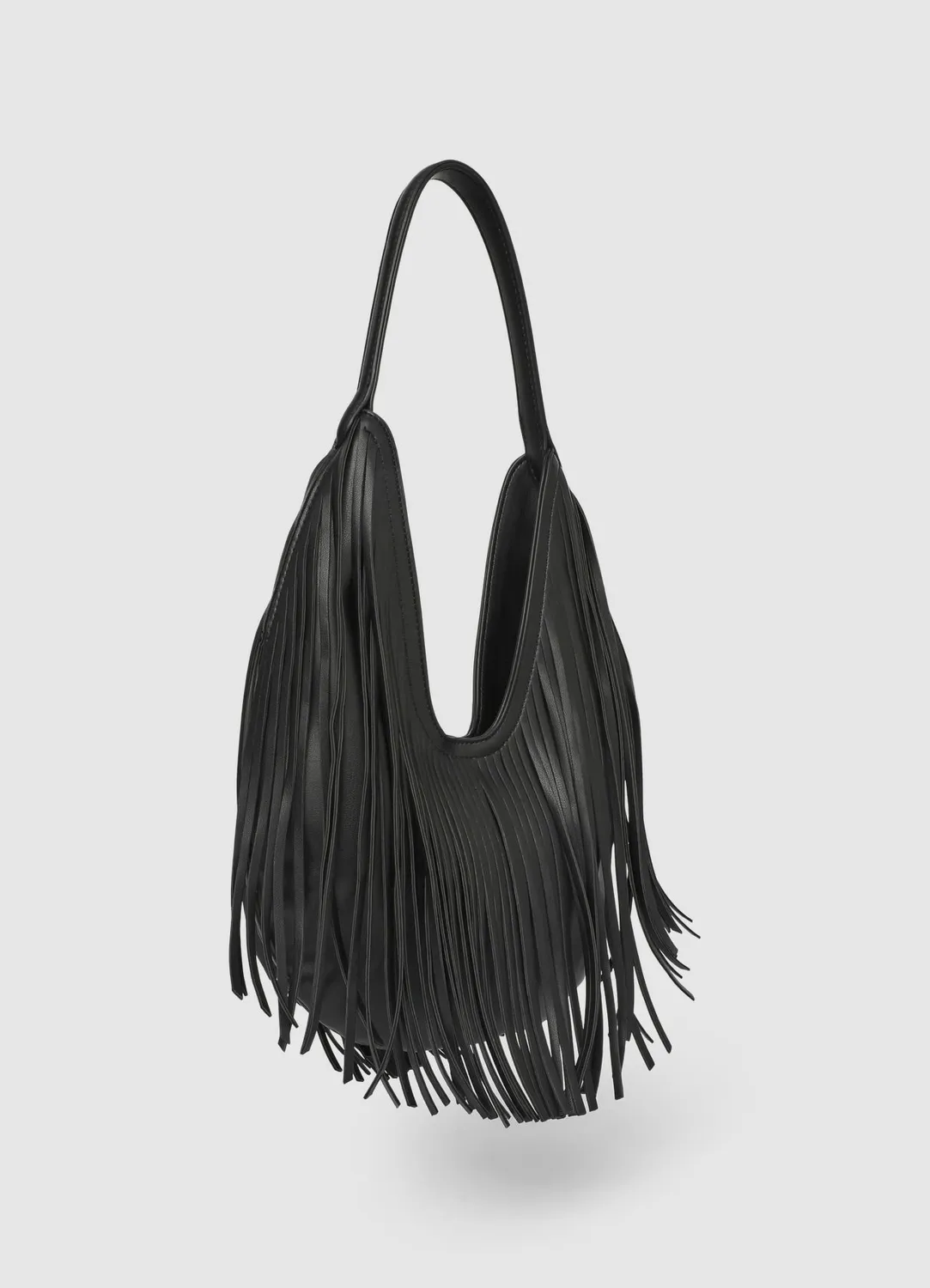 Calliope sac hobo franges effet cuir 26 cm