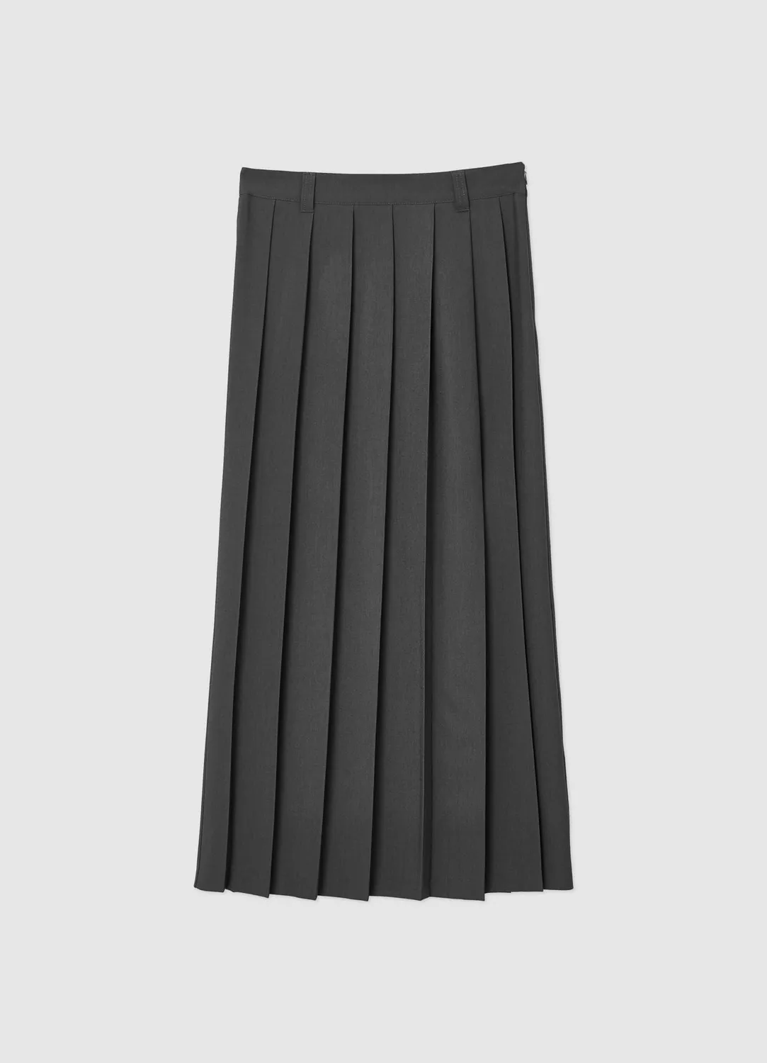 Calliope jupe midi plissée femme fente taille haute