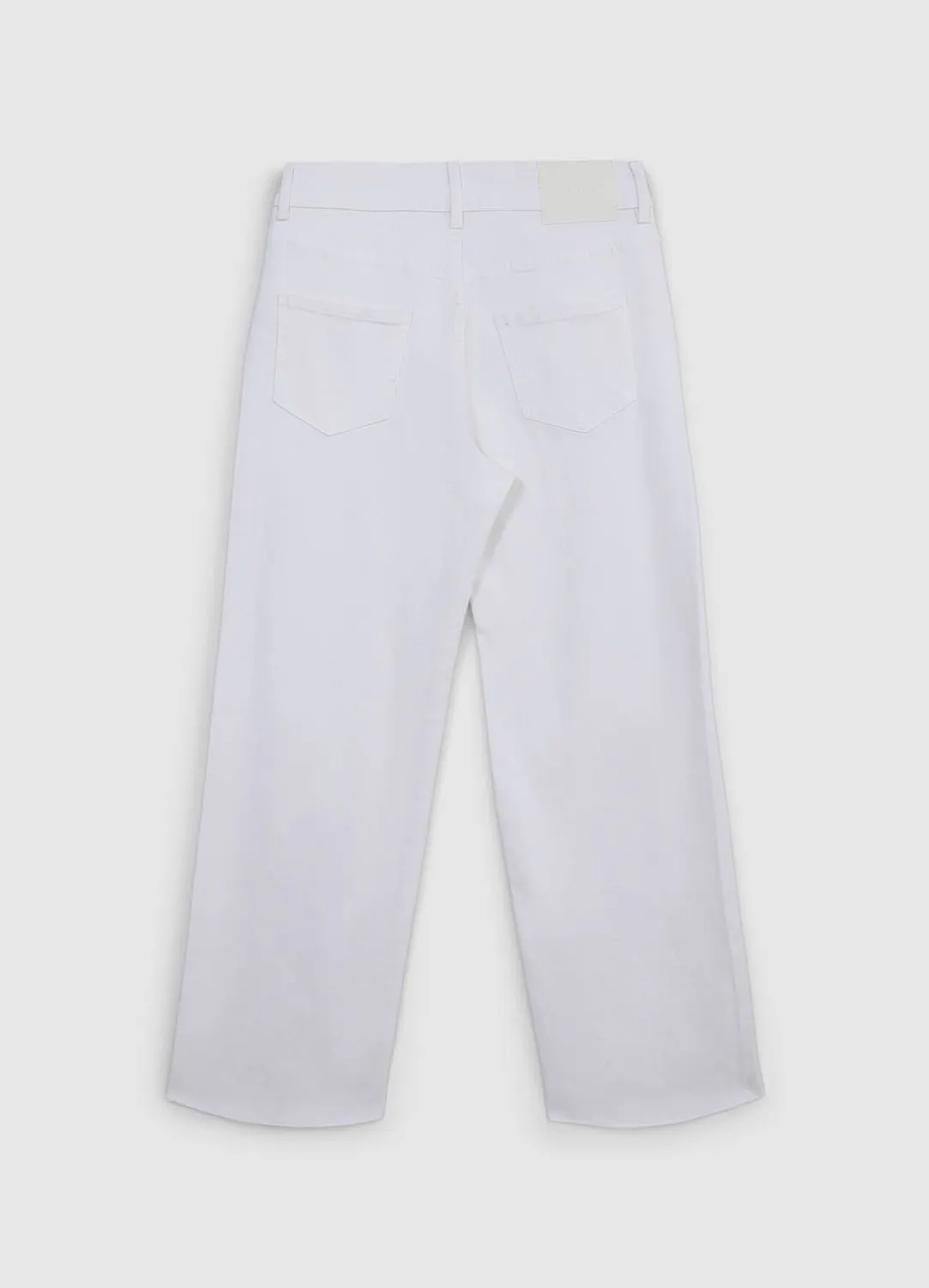 Calliope Pantalon straight femme broderies coton