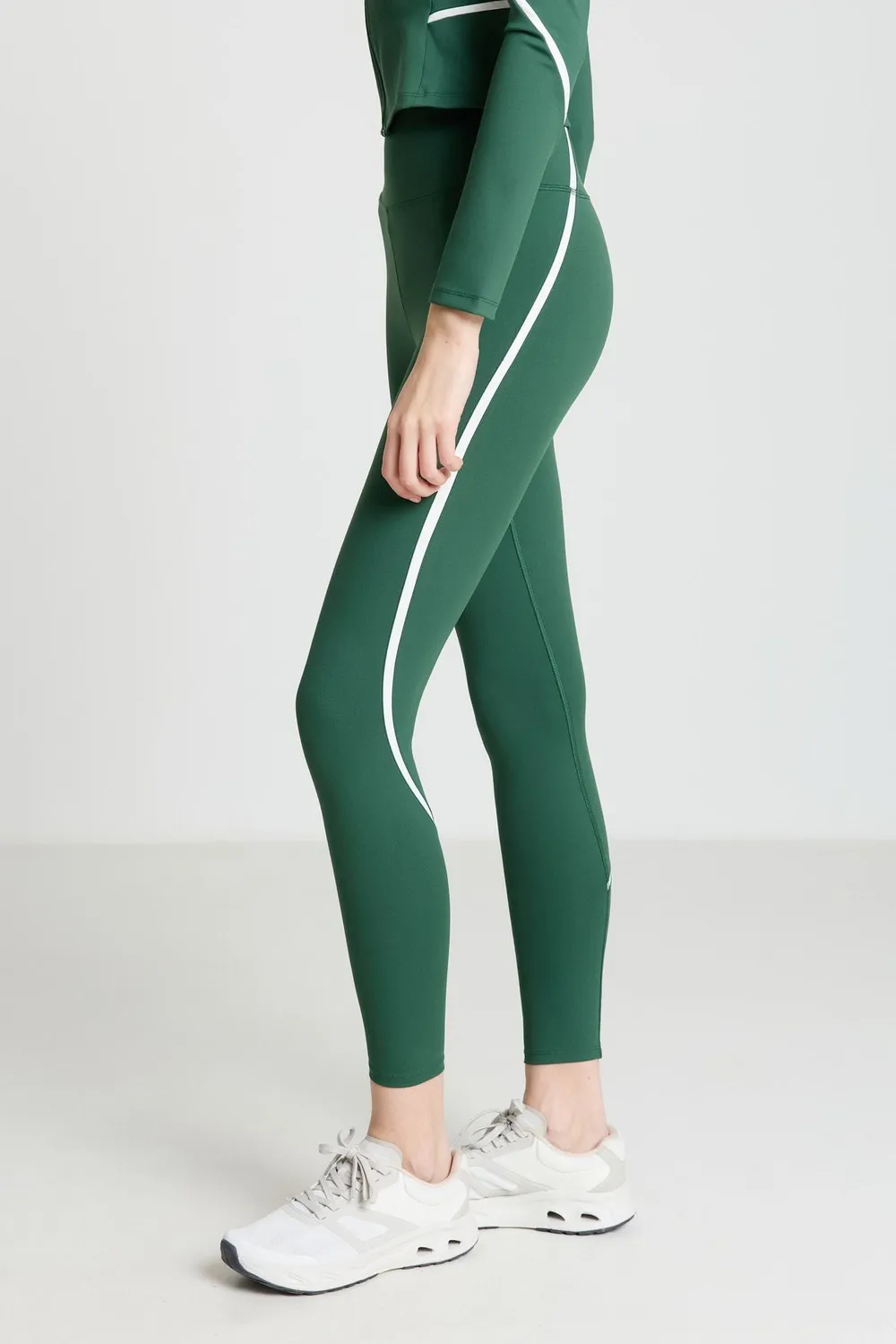 Calliope bicolor legging sport femme taille haute contrasté