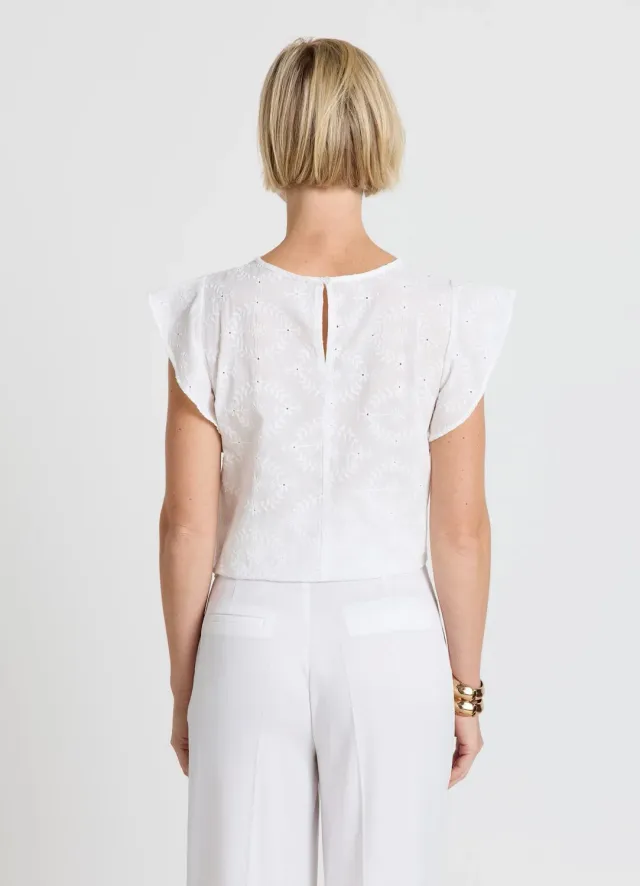 Calliope blouse broderie anglaise volants