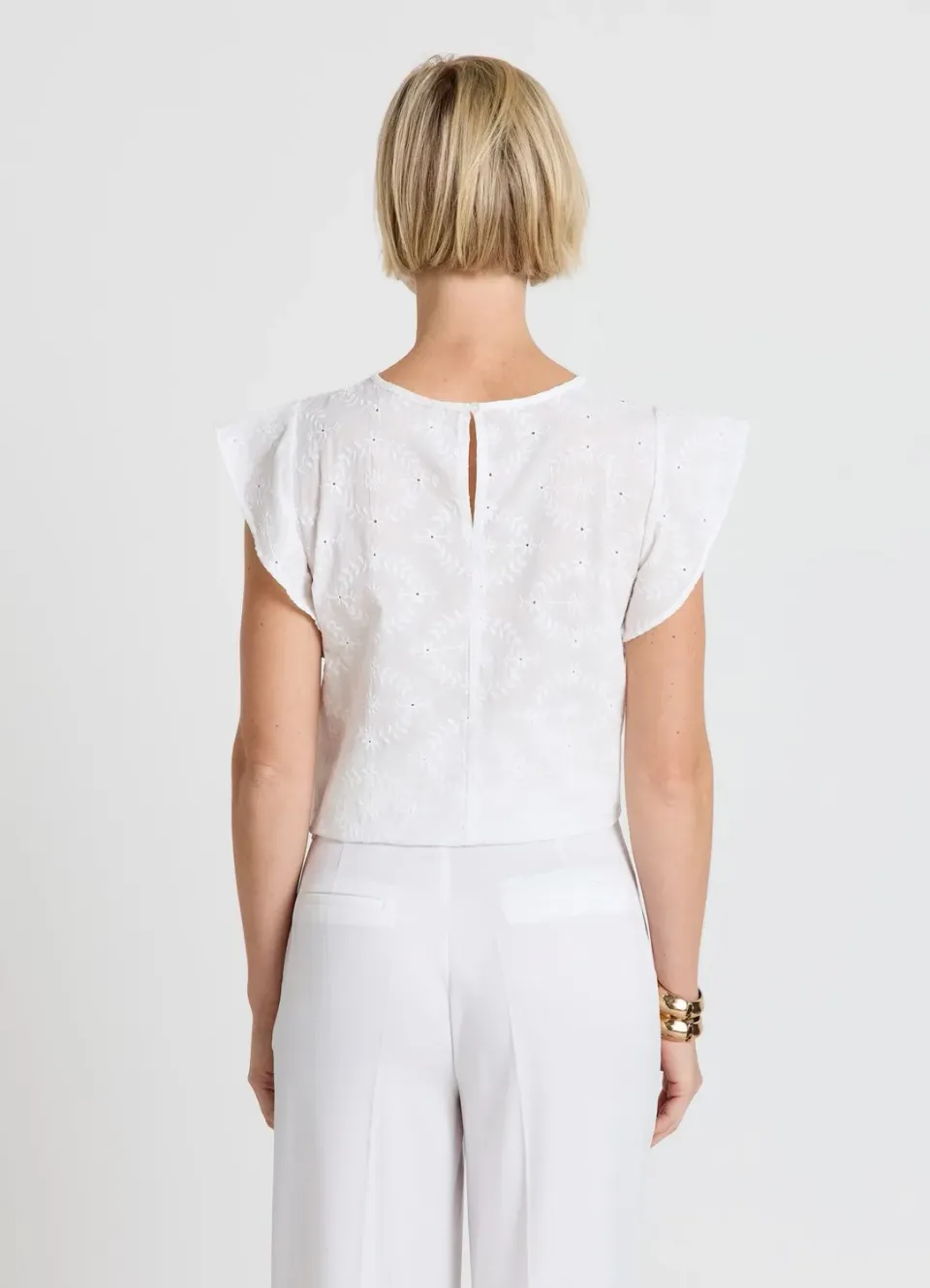 Calliope blouse broderie anglaise volants