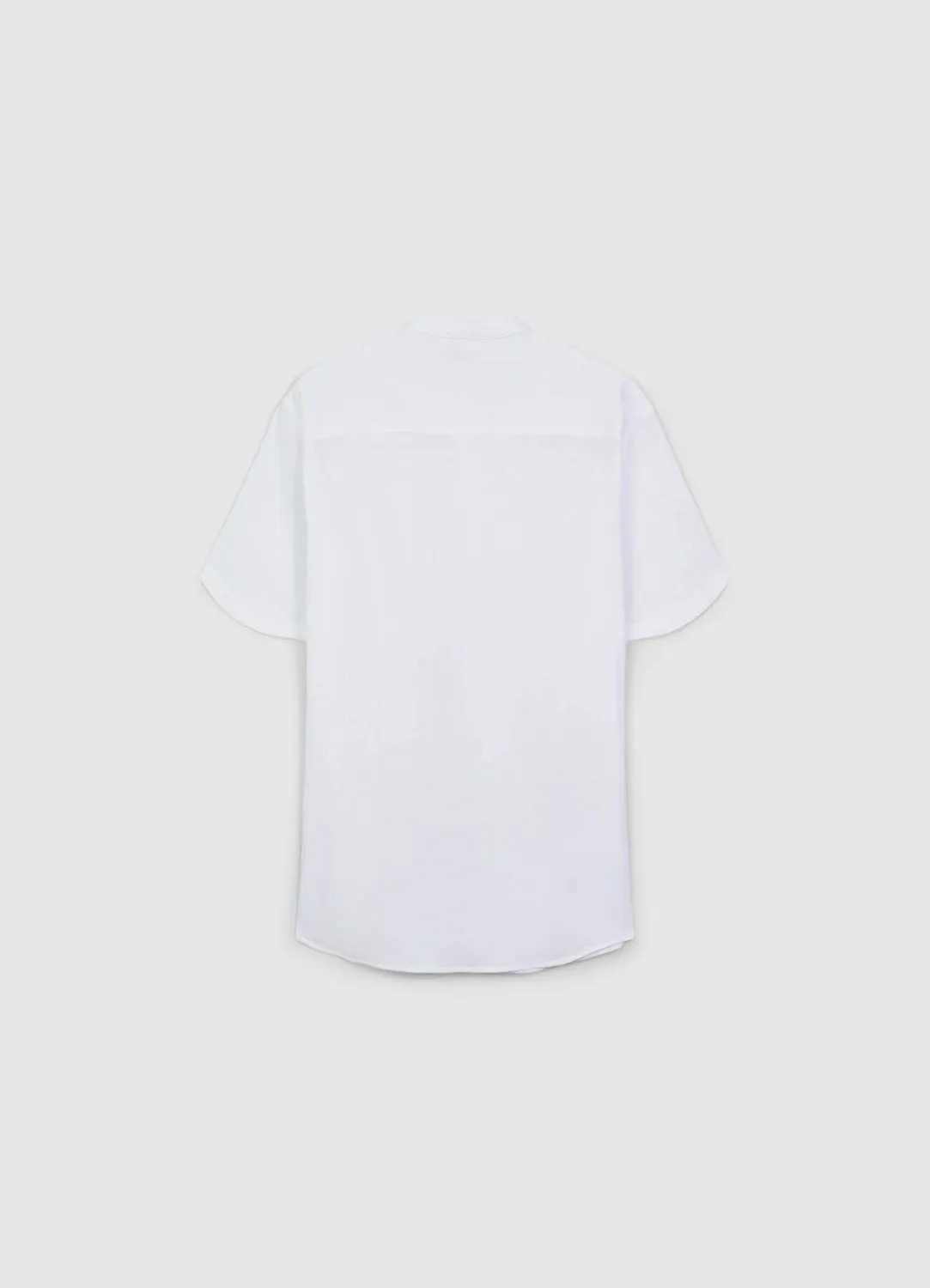 Calliope chemise col coréen homme manches courtes coton