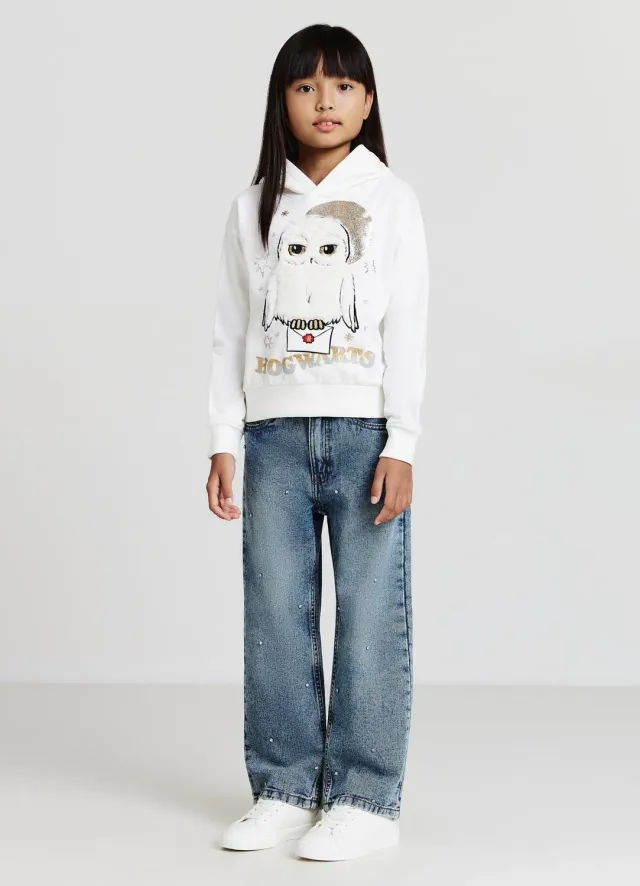 Calliope Harry Potter sweat fille capuche hibou