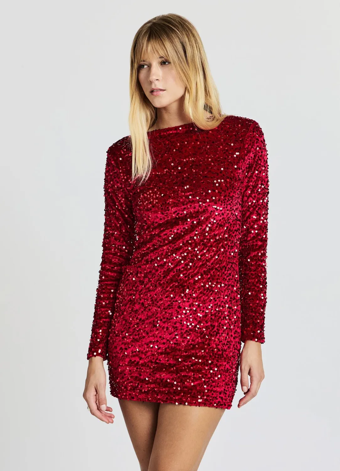 Calliope Dos Nu Paillettes robe femme soirée