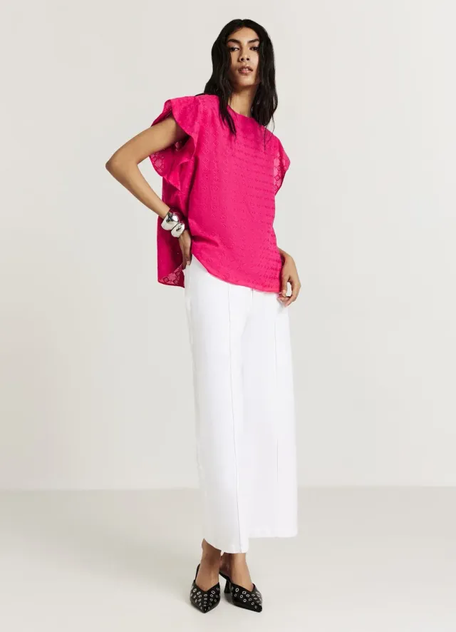 Calliope sangallo blouse femme taille M volants