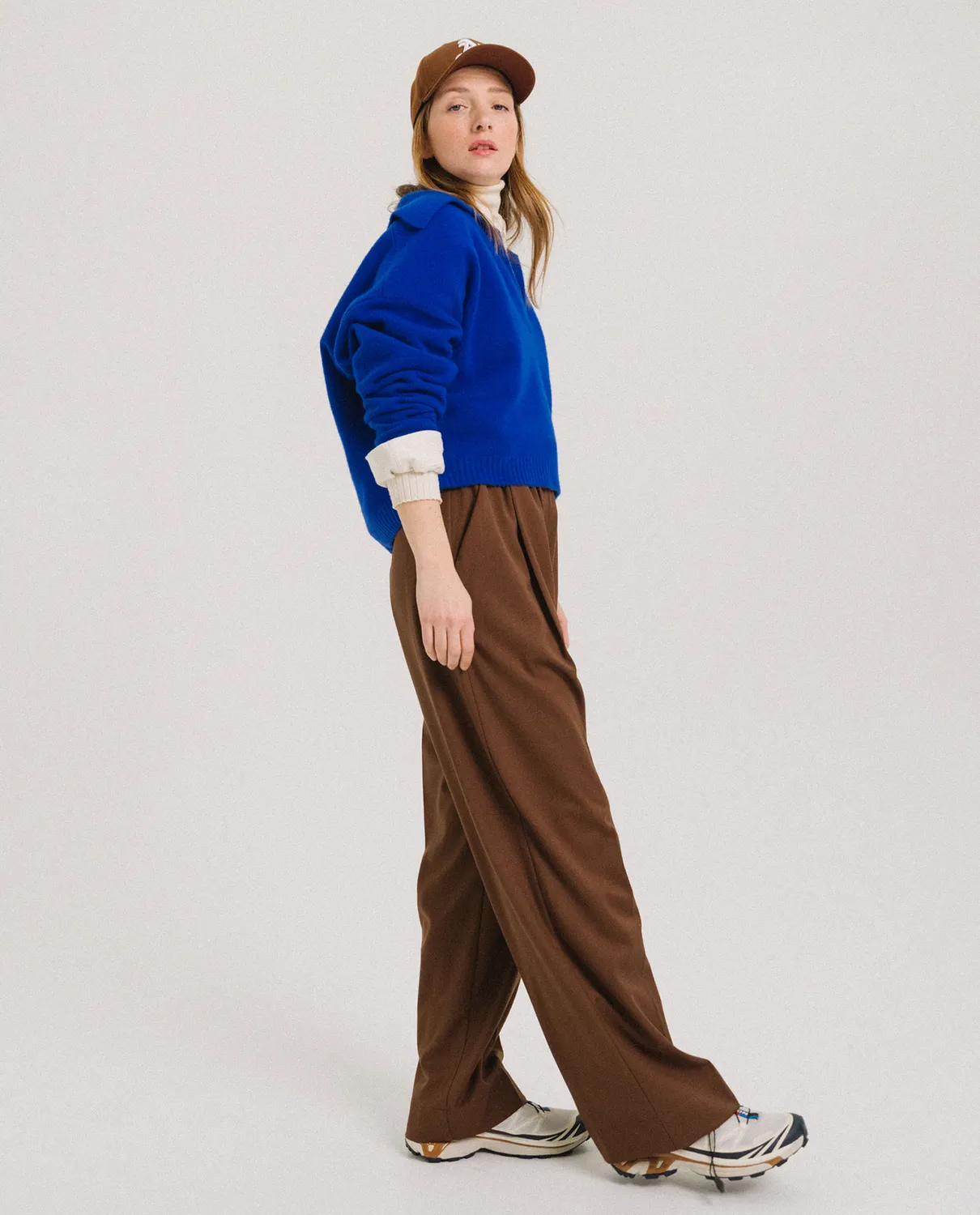 TINSELS CELAN pantalon ginger gabardine souple