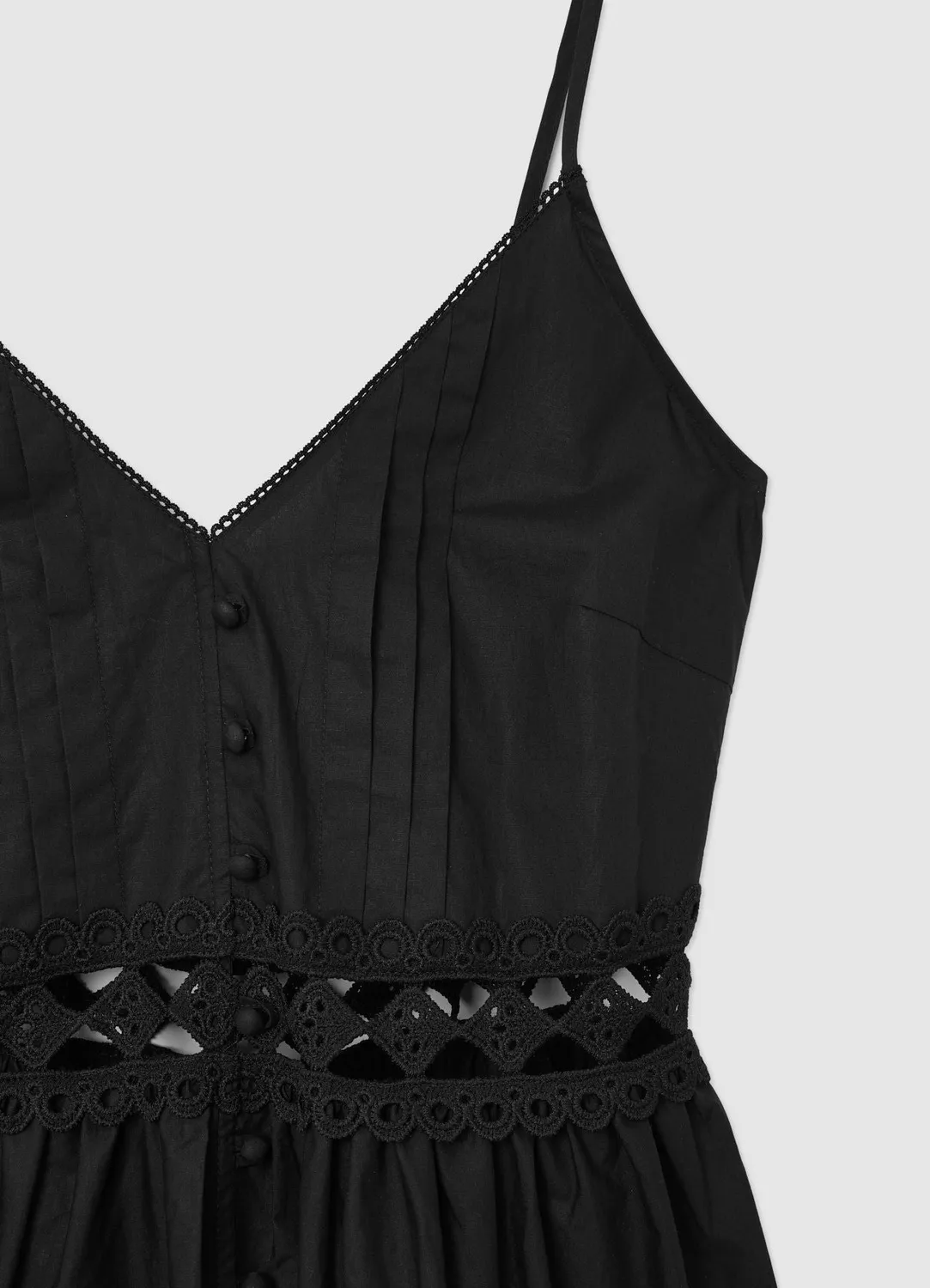 Calliope robe courte passementerie femme