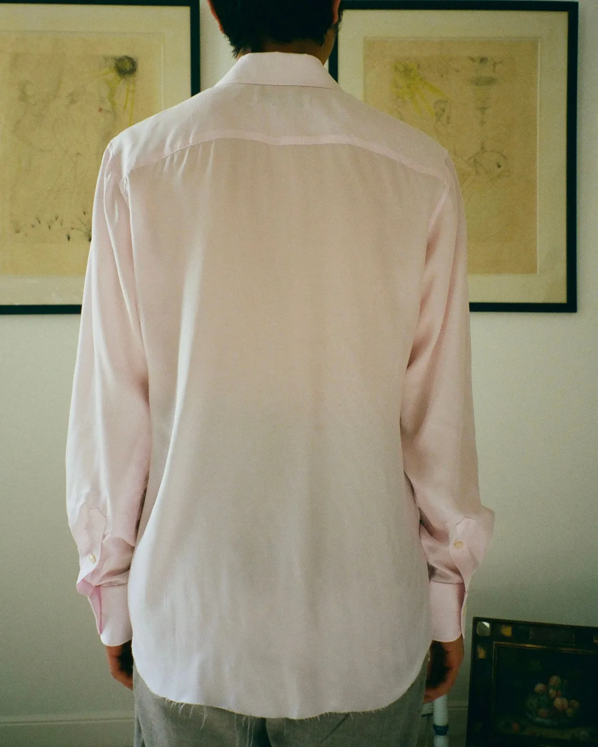 EREVAN John chemise soirée rose viscose
