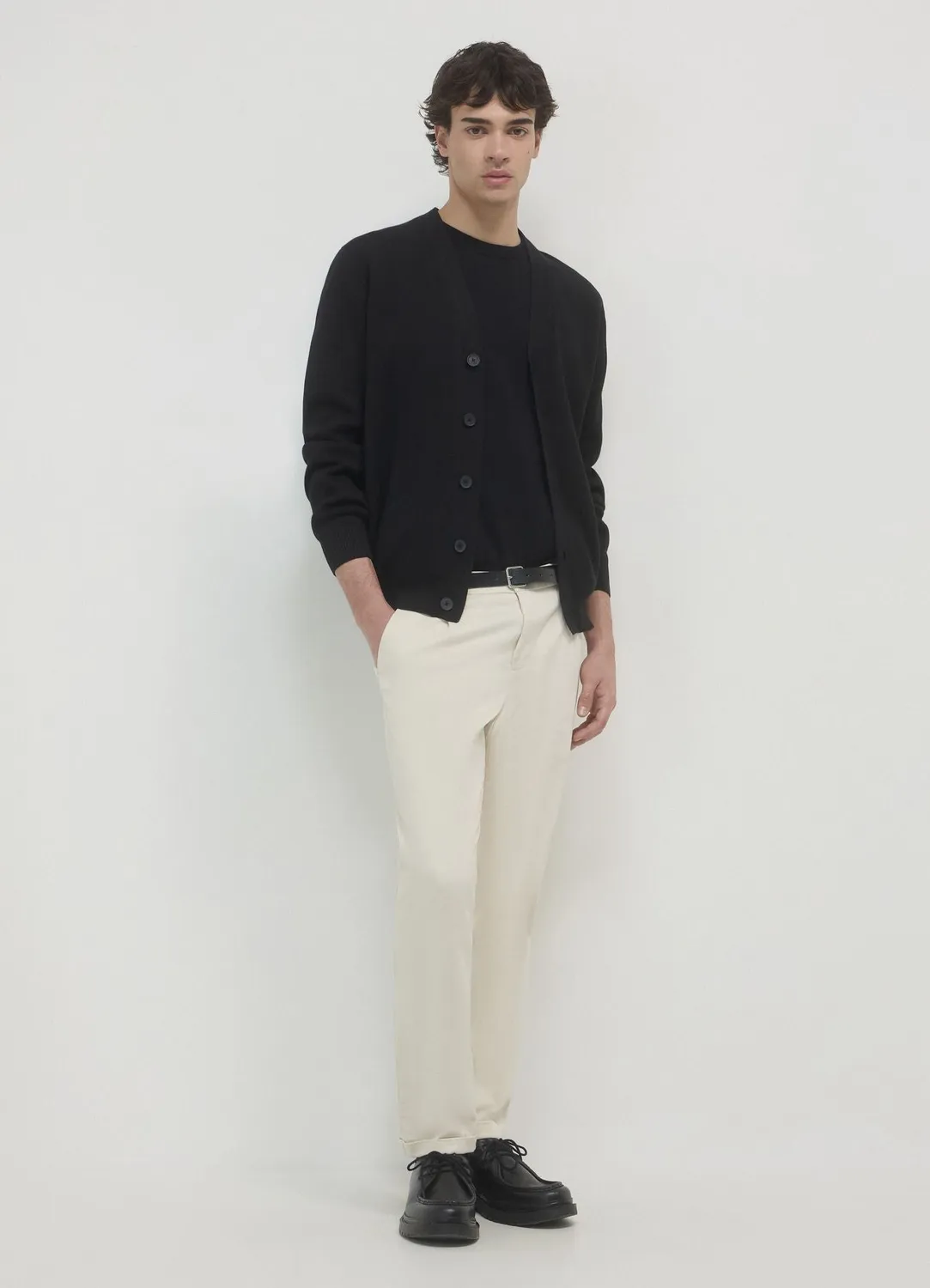 Calliope cardigan homme coton à boutons
