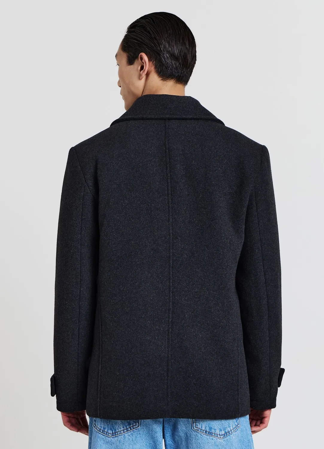 Calliope manteau croisé panno homme revers