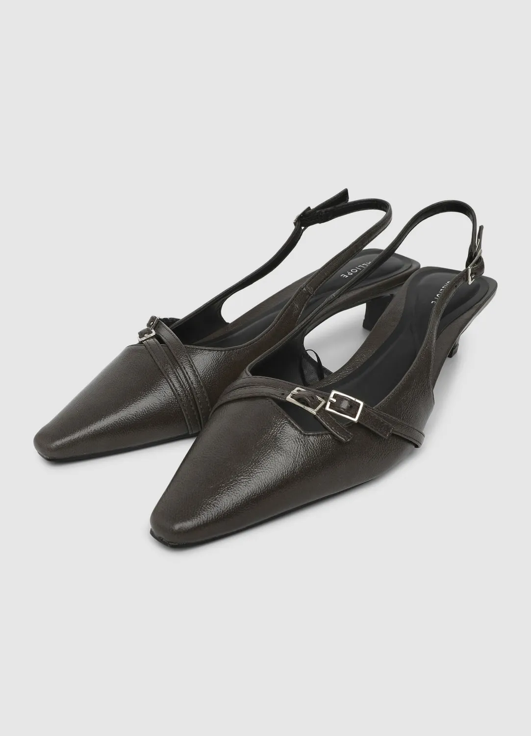 Calliope brides slingback femme talon bas 4 cm