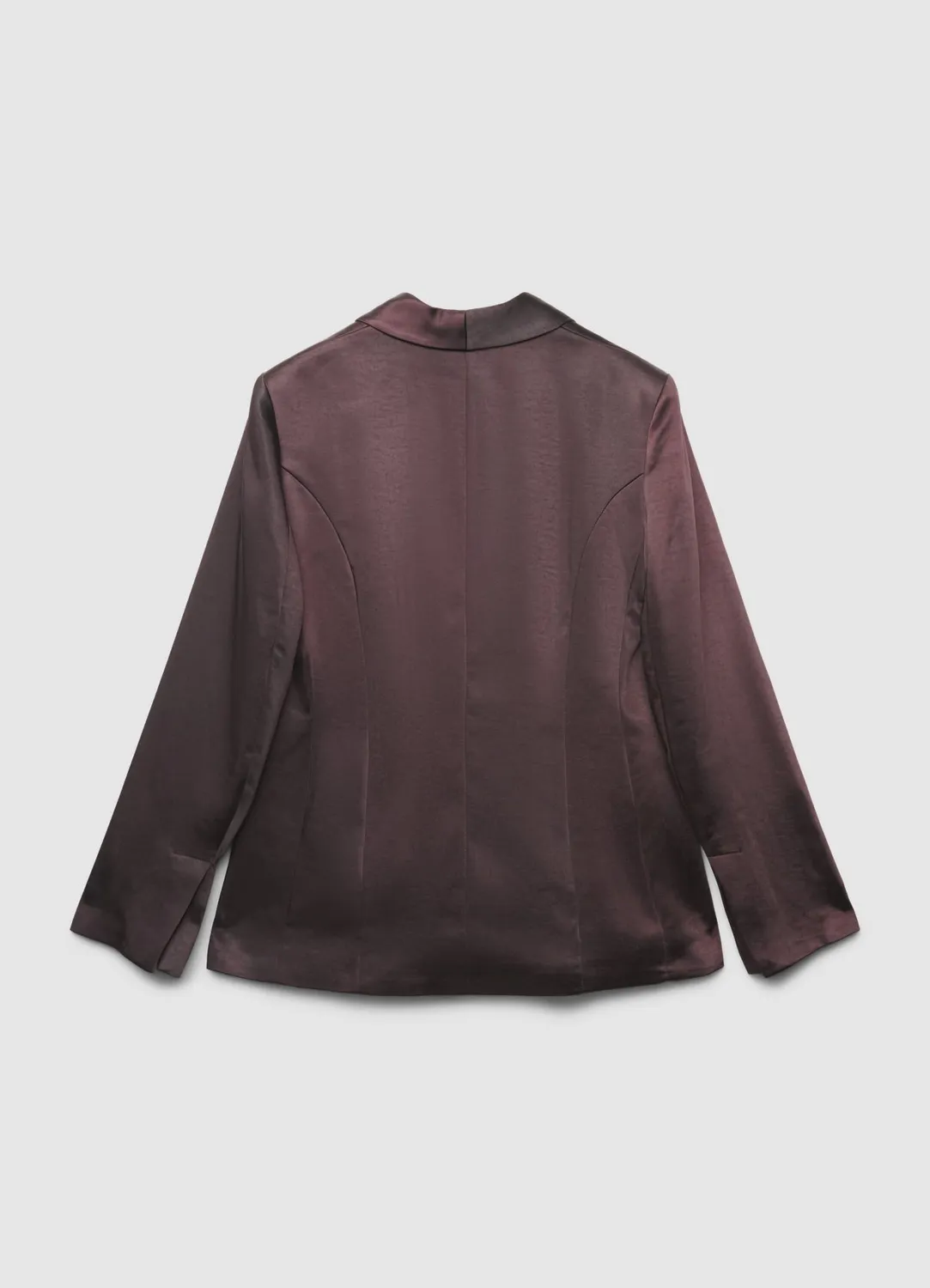 Calliope veste satinée femme un bouton poches