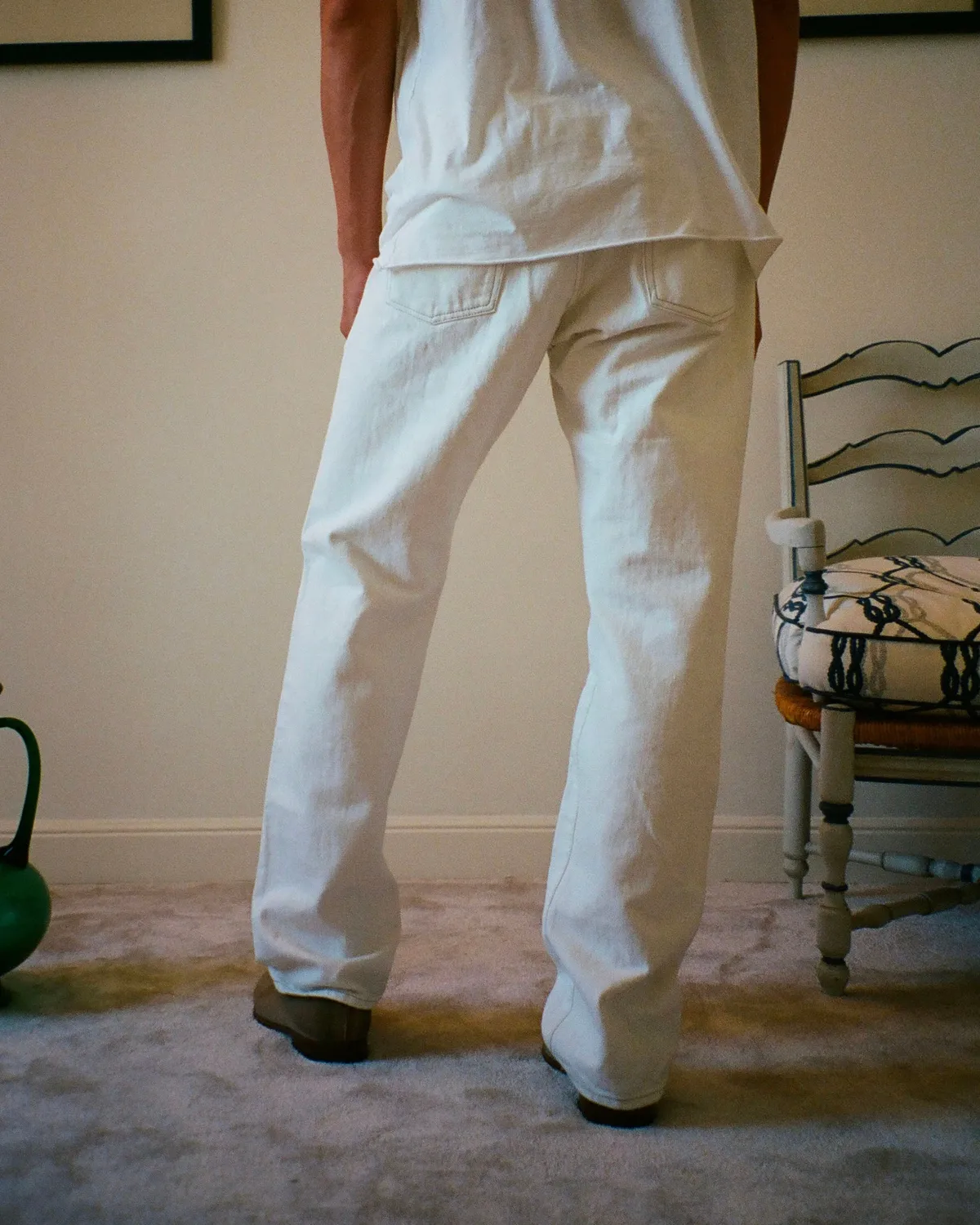 Erevan White Selvedge jean coupe droite