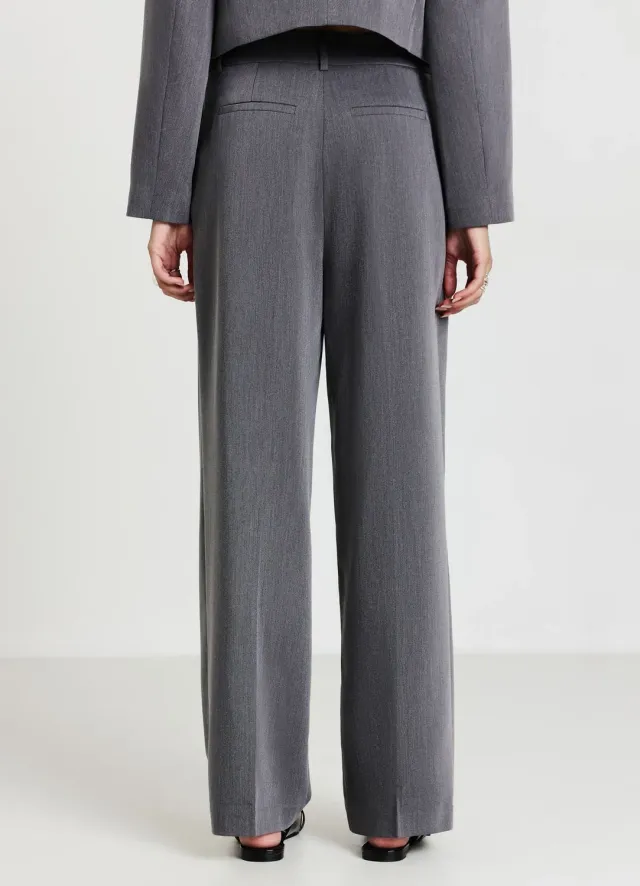 Calliope pantalon palazzo pinces femme bureau