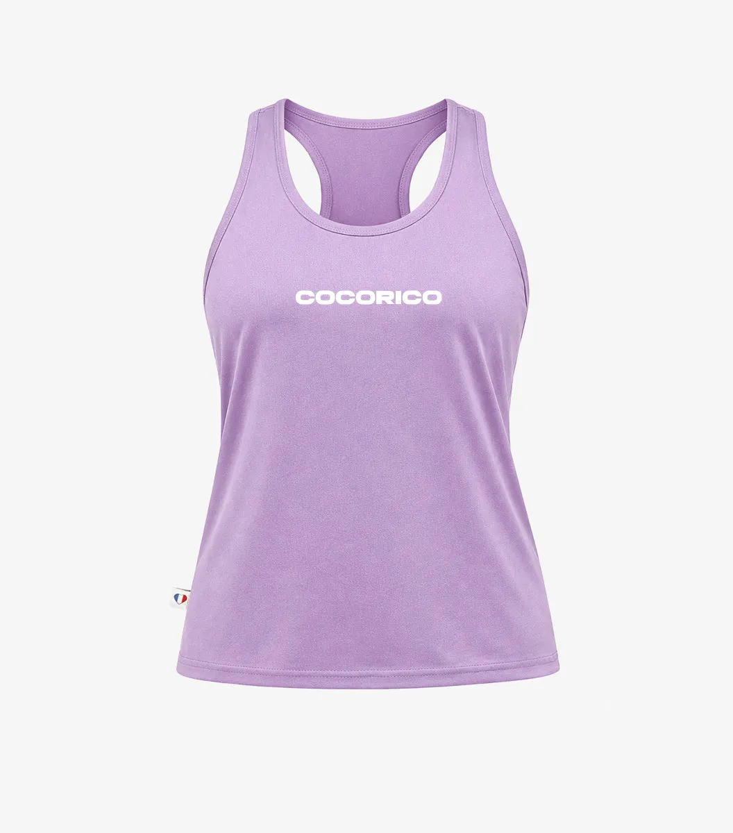 Cocorico Impact débardeur sport femme lilas technique