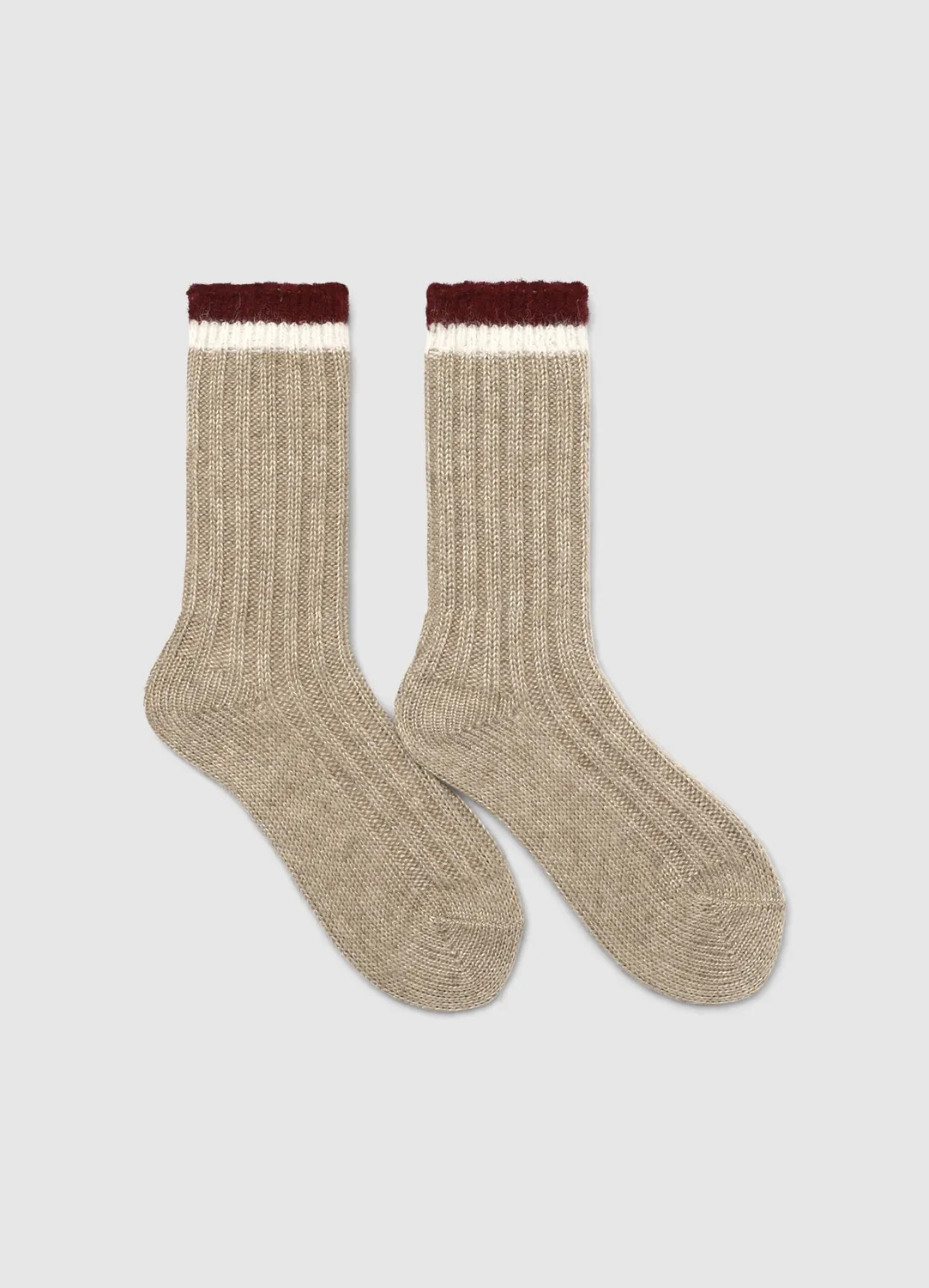 Calliope chaussettes femme longues à côtes