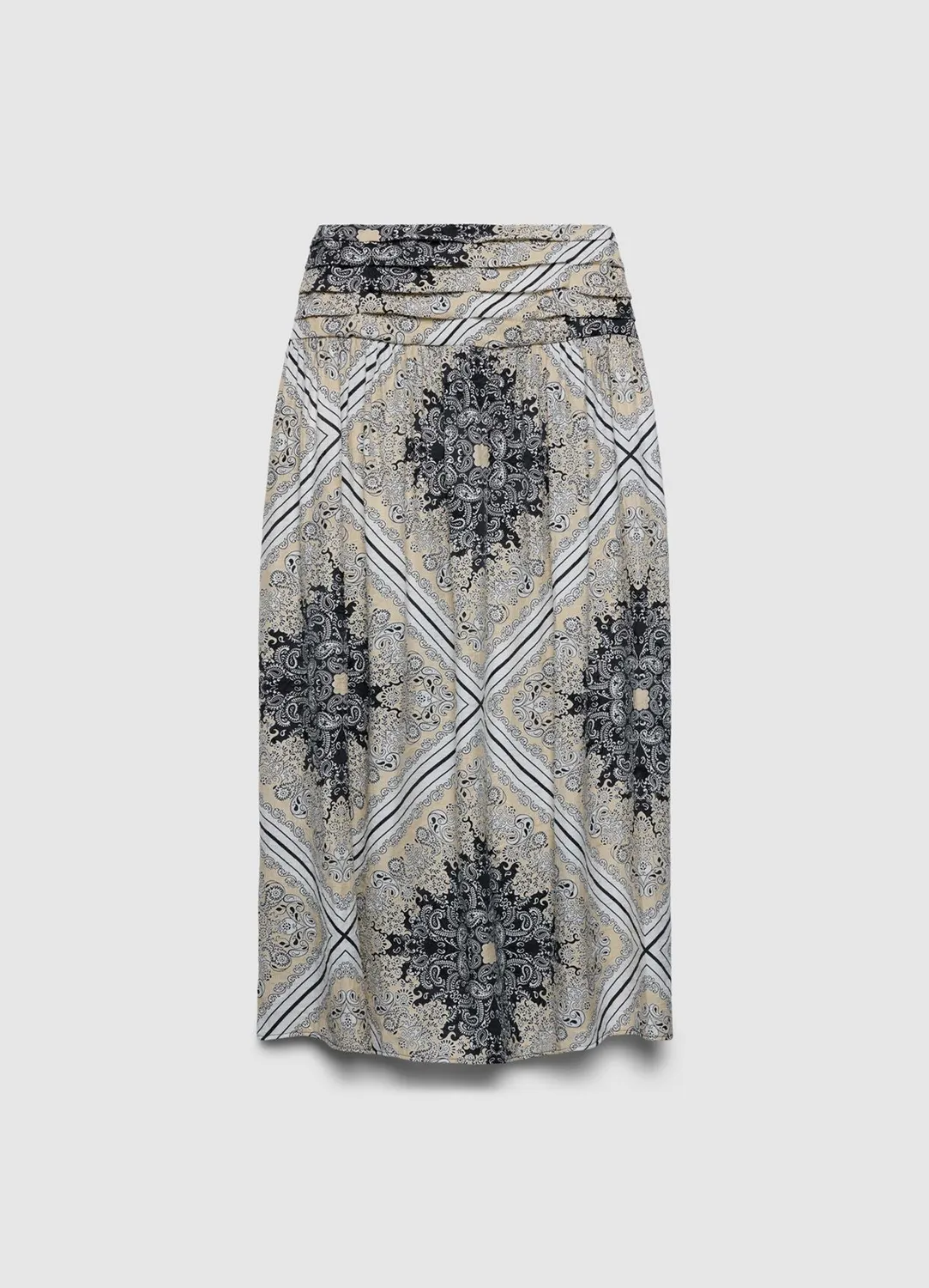 Calliope jupe longue femme évasée imprimé bandana