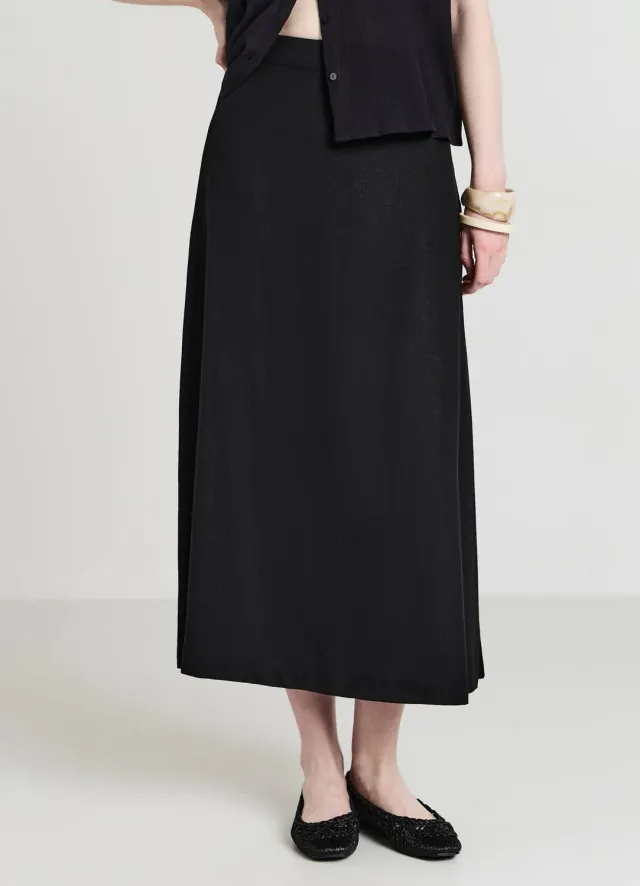 Calliope jupe longue femme unie taille regular