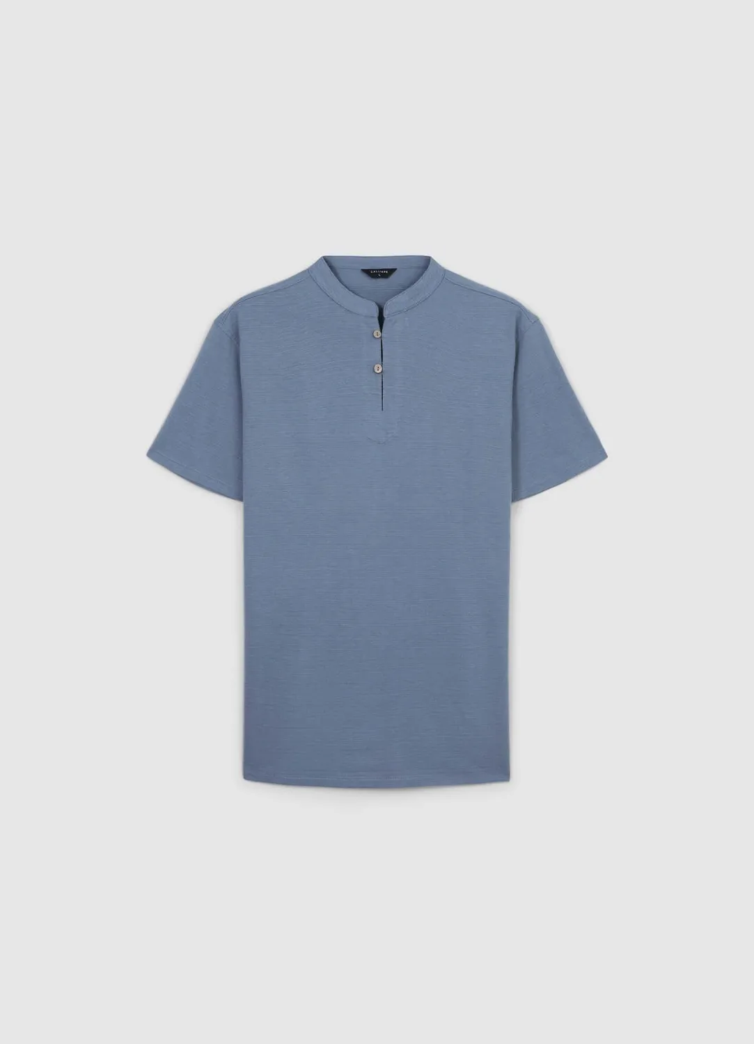 Calliope t-shirt col coréen homme coton regular