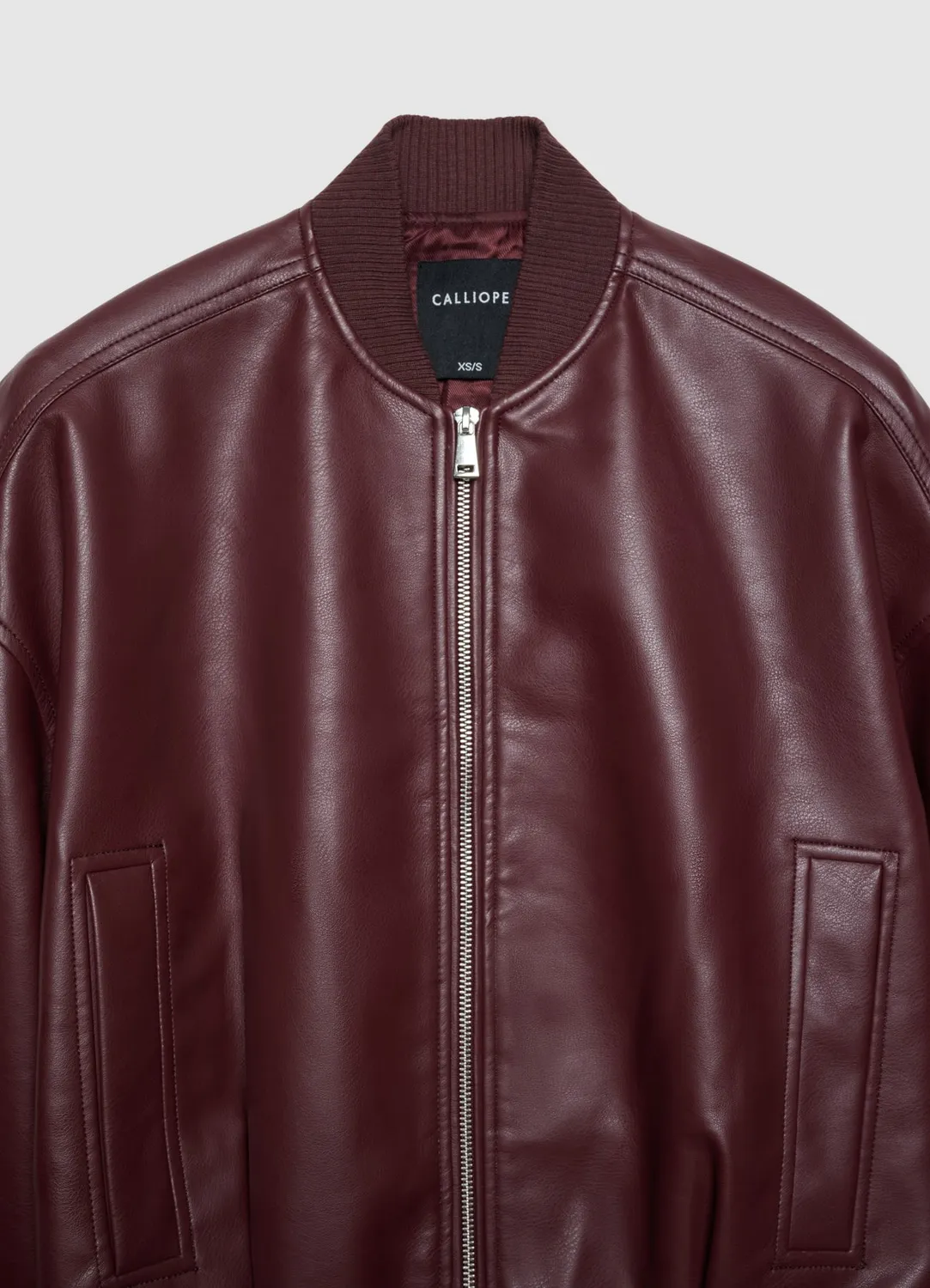 Calliope bomber zip femme ceinture réglable uni