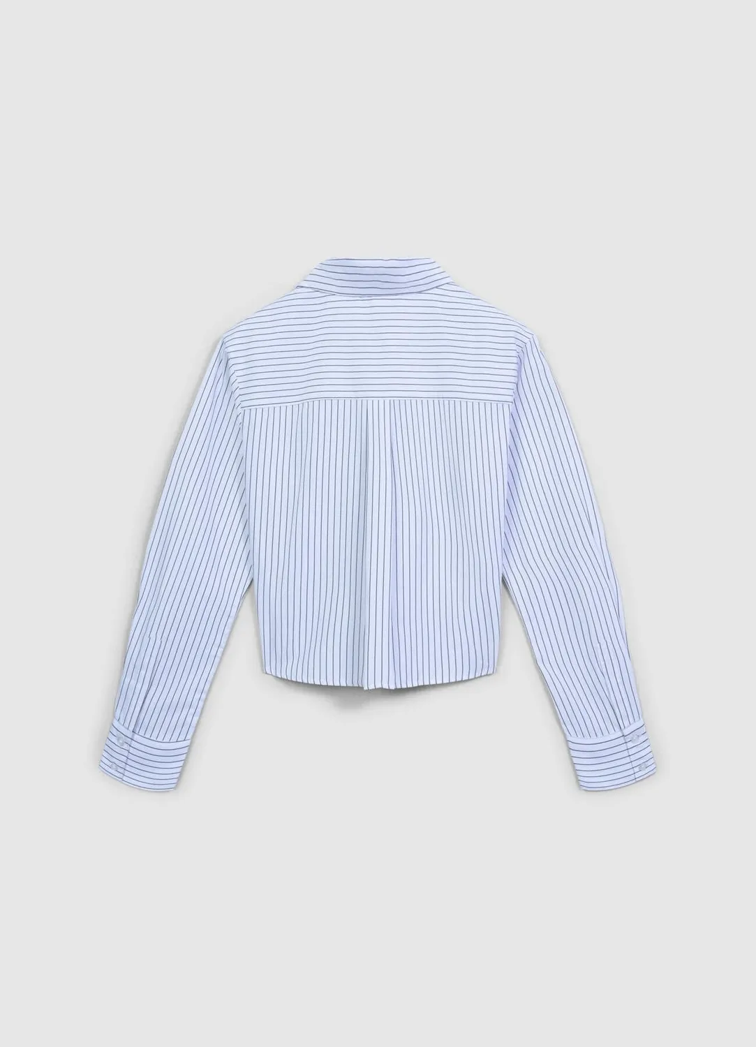 Calliope chemise crop femme à rayures coton