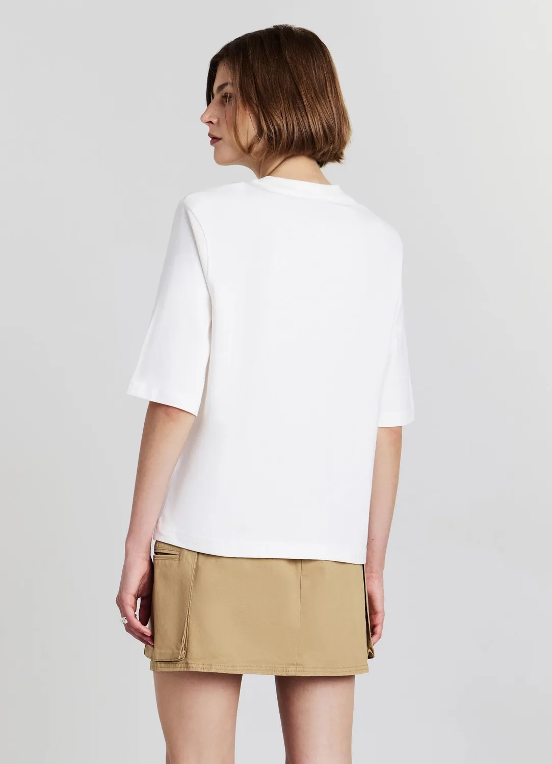 Calliope t-shirt imprimé femme coton col rond