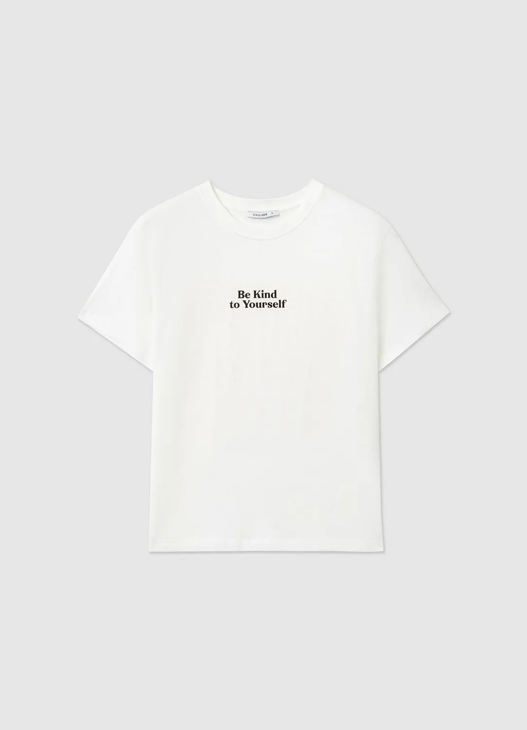 Calliope t-shirt femme inscription dos coton