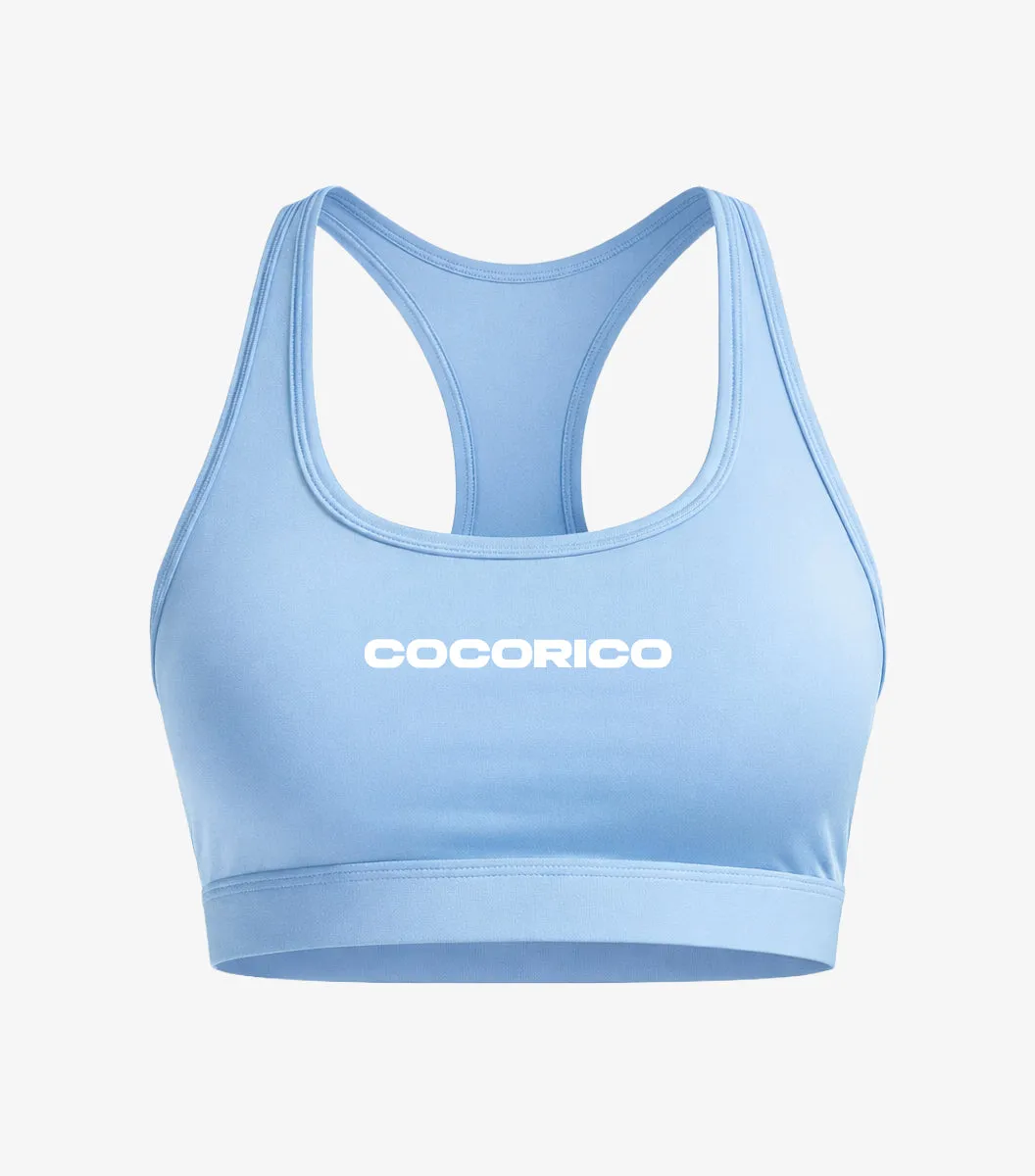 Cocorico Impact brassiere sport femme ciel maintien leger