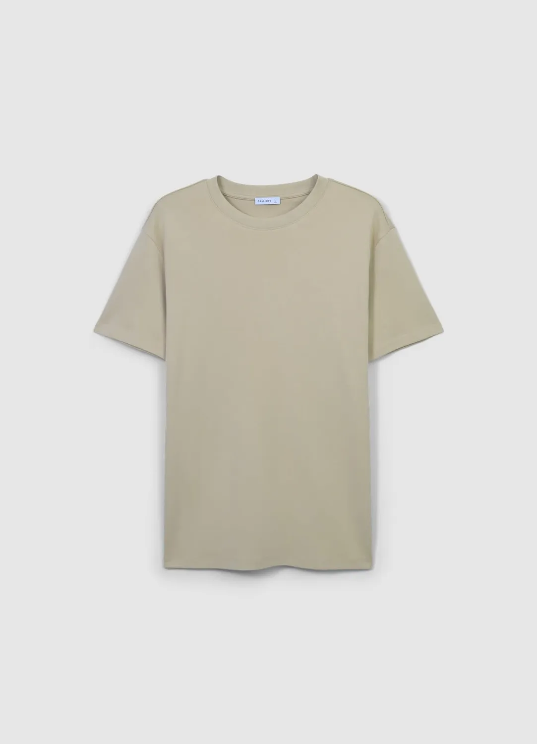 Calliope t-shirt col rond coton homme uni