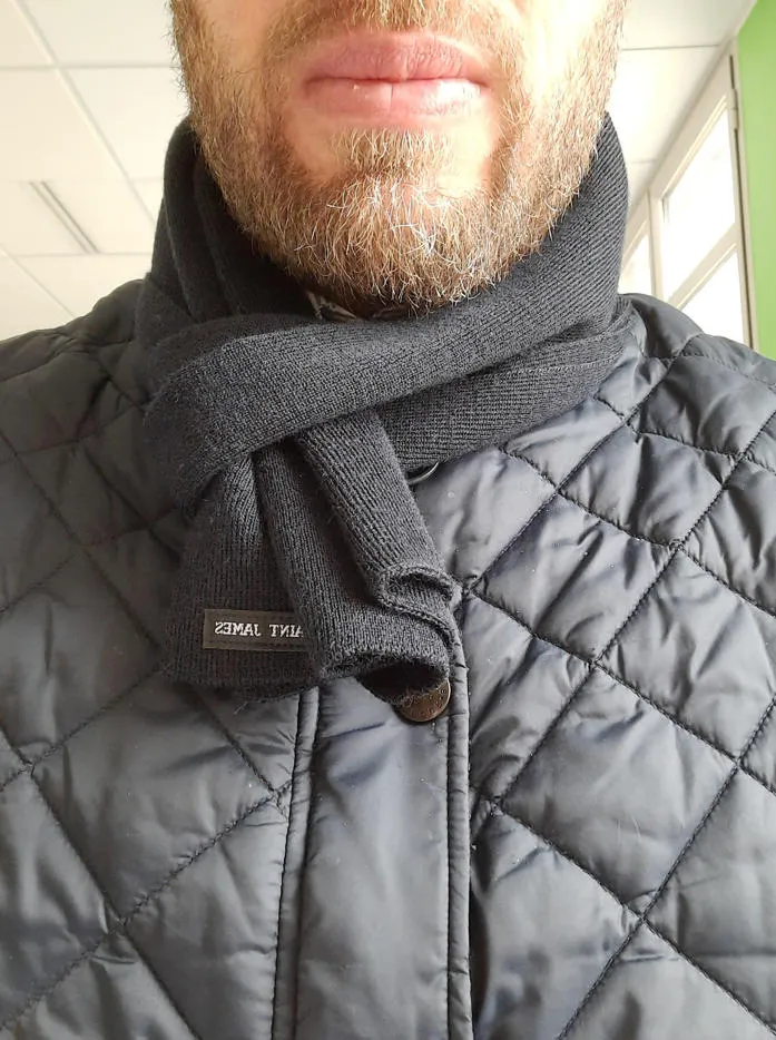 Saint James Scarf écharpe laine navy adulte