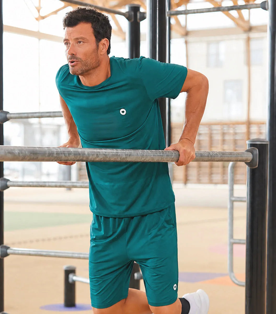 Cocorico Boost T-shirt Sport Vert Homme technique