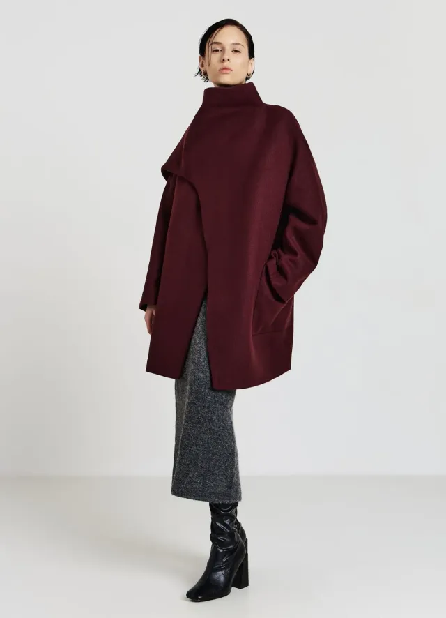 Calliope manteau écharpe intégrée femme taille S