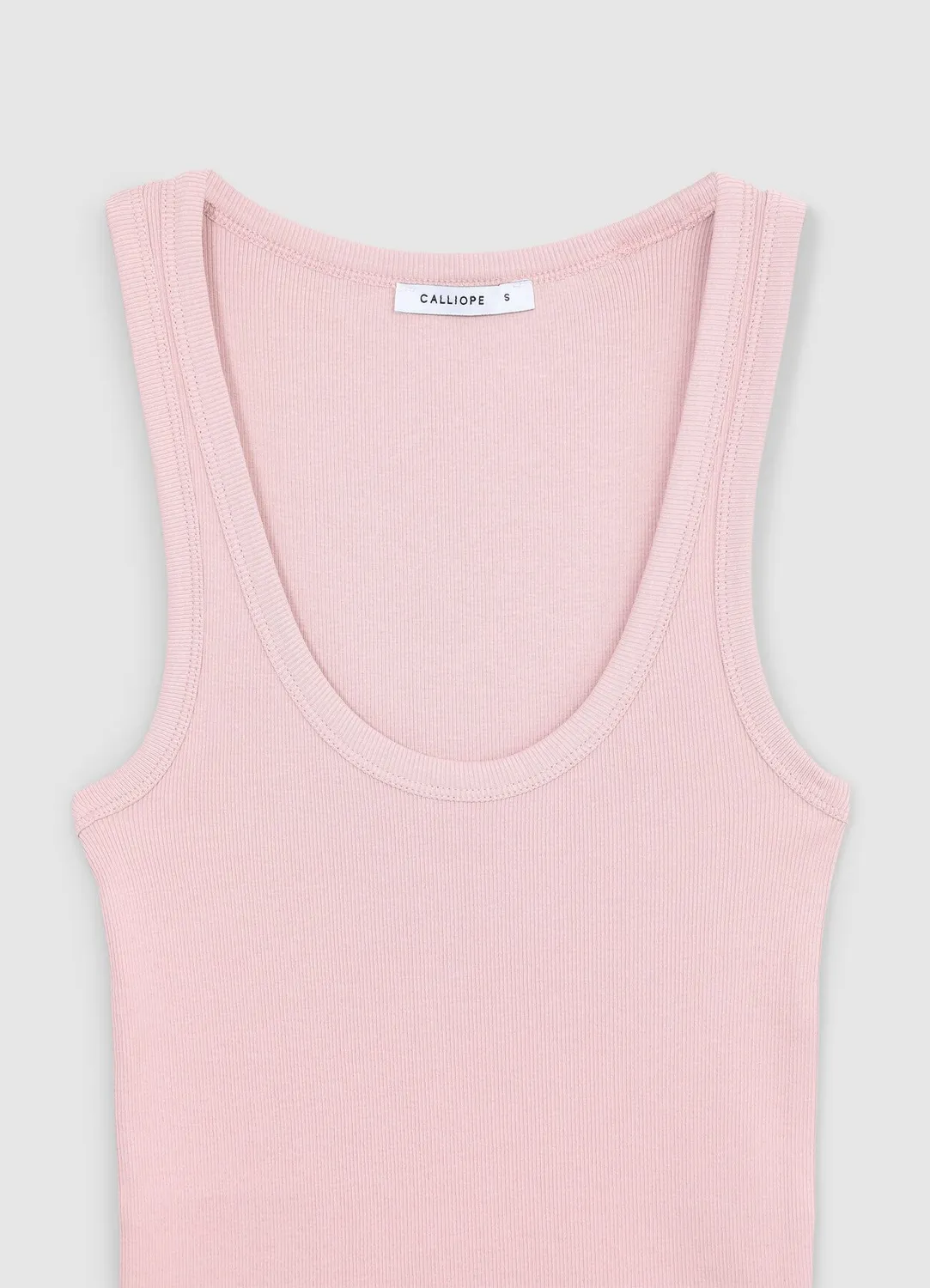 Calliope top col large côtelé femme coton